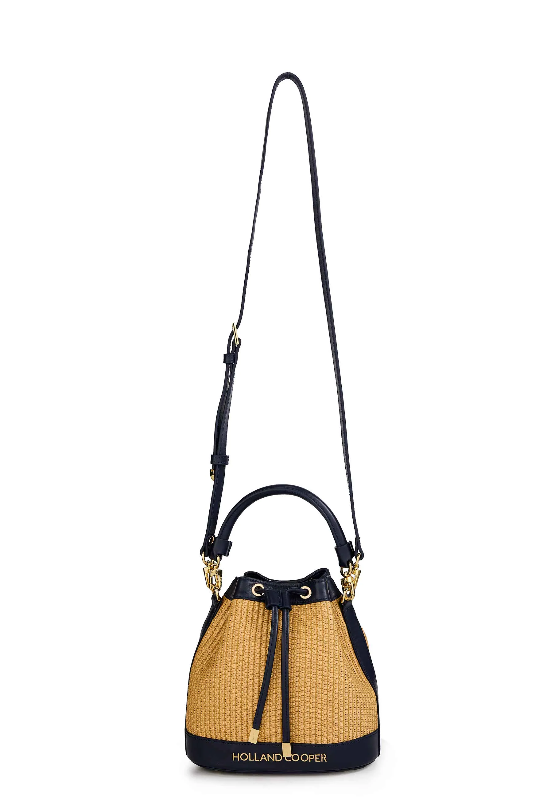 Abbot Bucket Bag (Rattan Navy) - Image 4