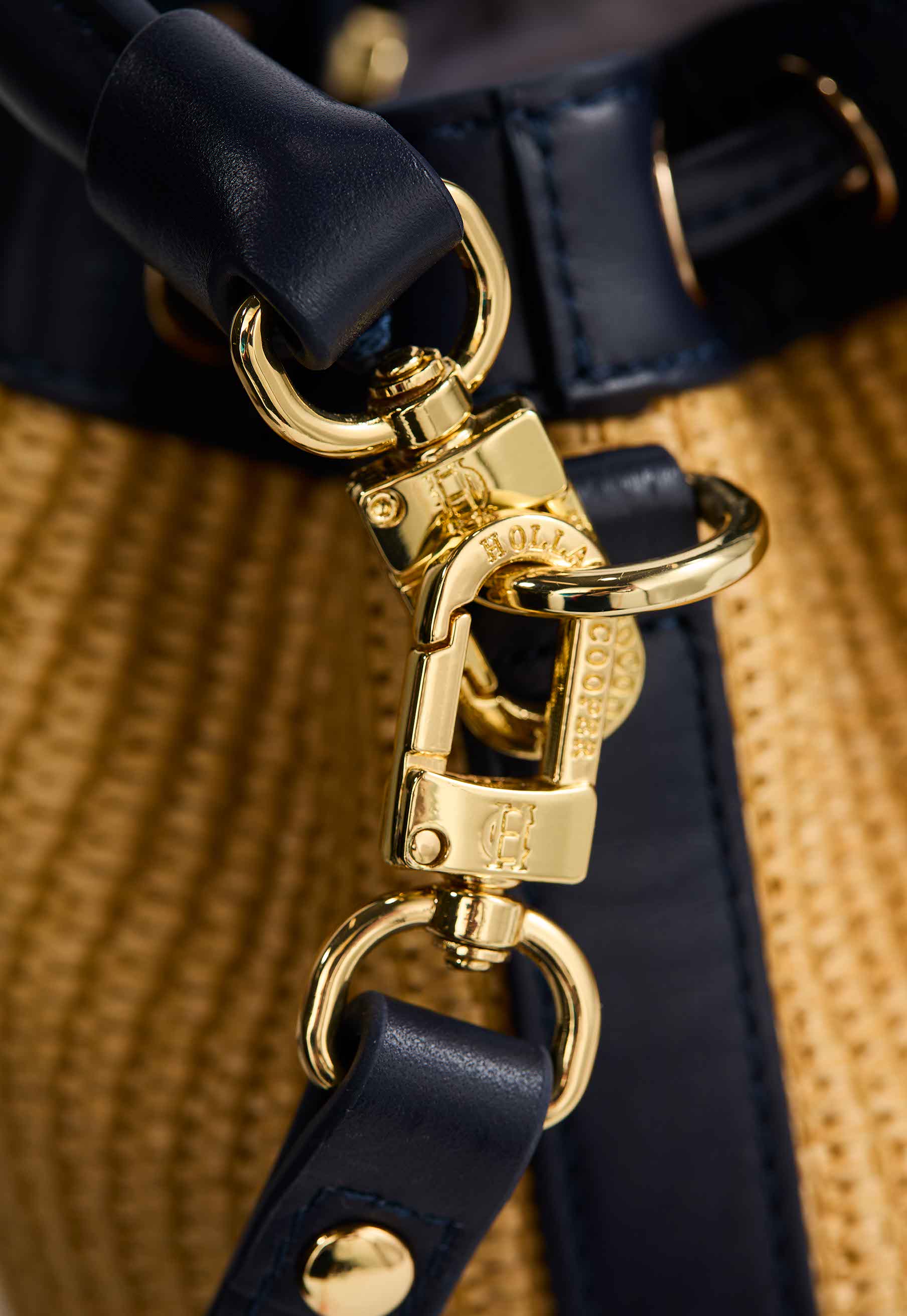 Abbot Bucket Bag (Rattan Navy) - Image 5