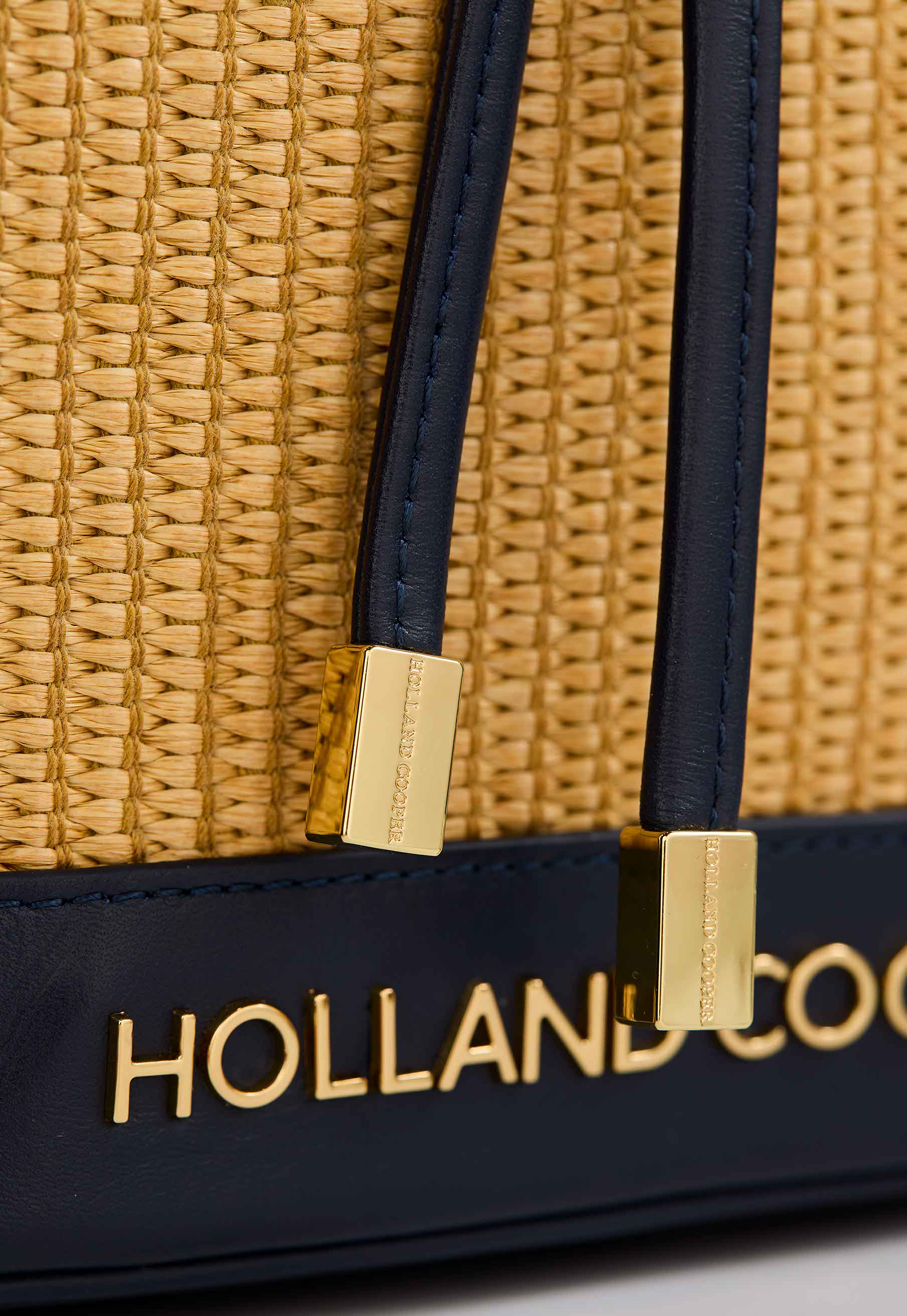 Abbot Bucket Bag (Rattan Navy) - Image 7