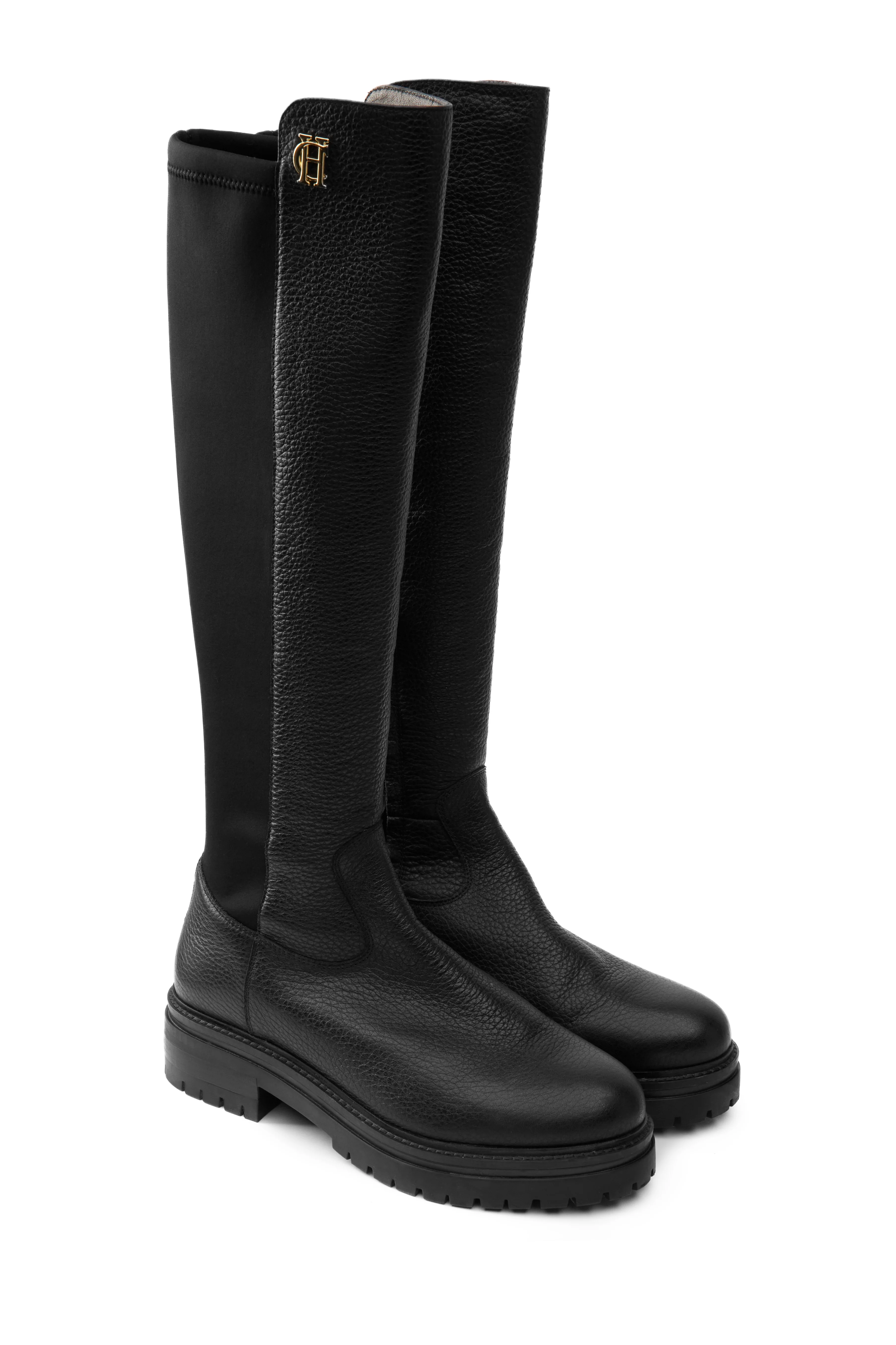 Albany Chunky Boot (Black) - Image 7