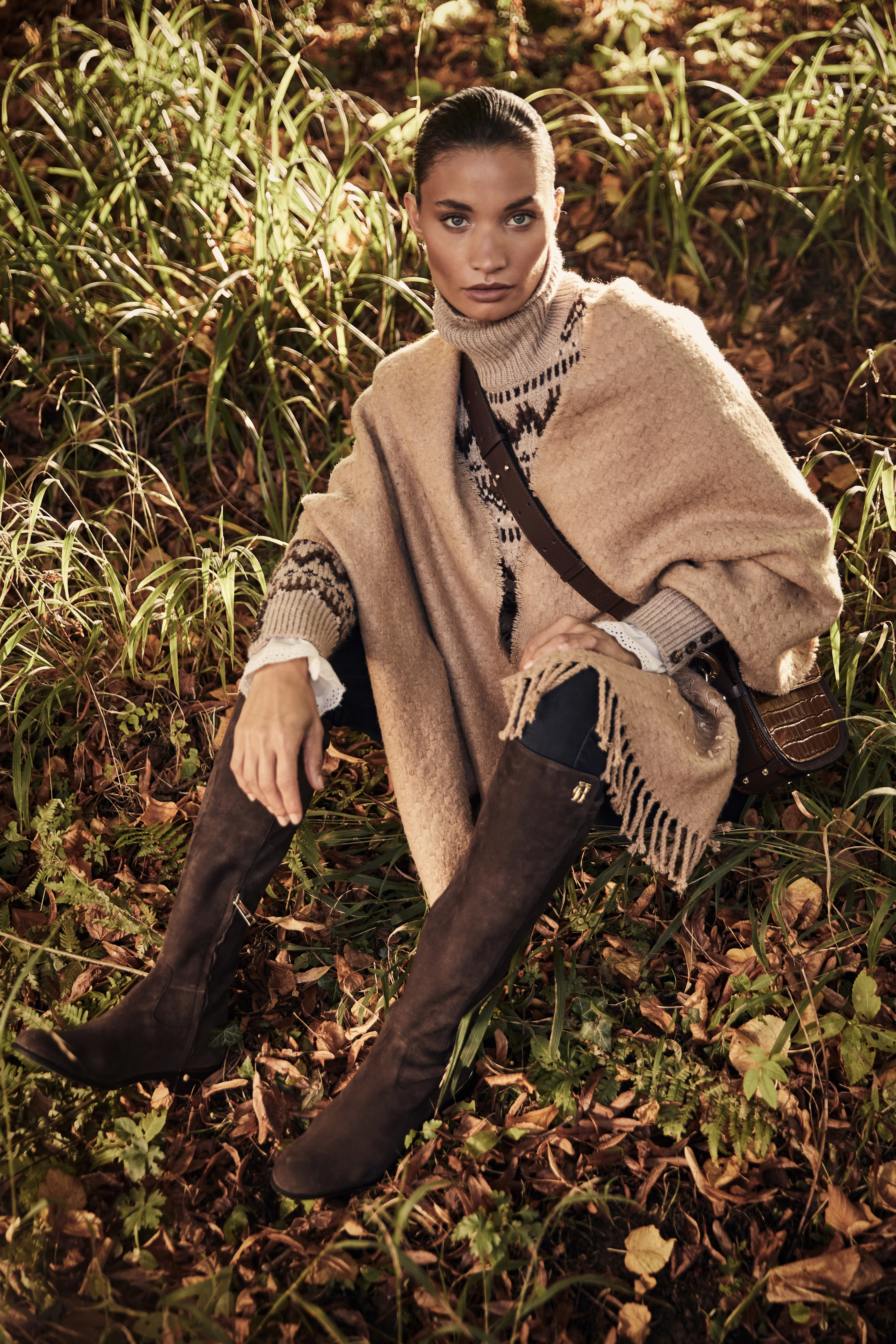 Albany Knee Boot (Chocolate Suede) - Image 2