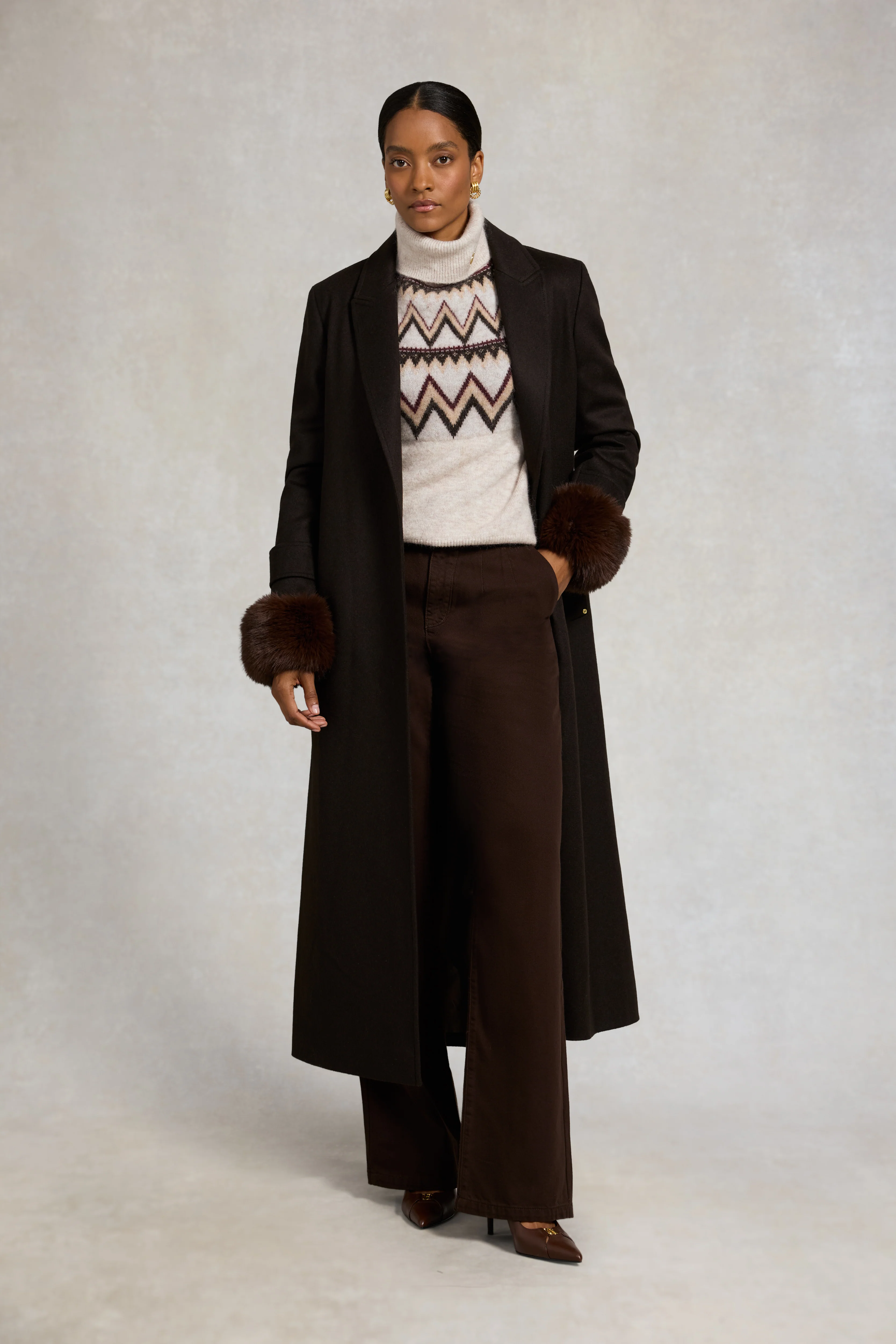 Alice Roll Neck Knit (Barley) - Image 3