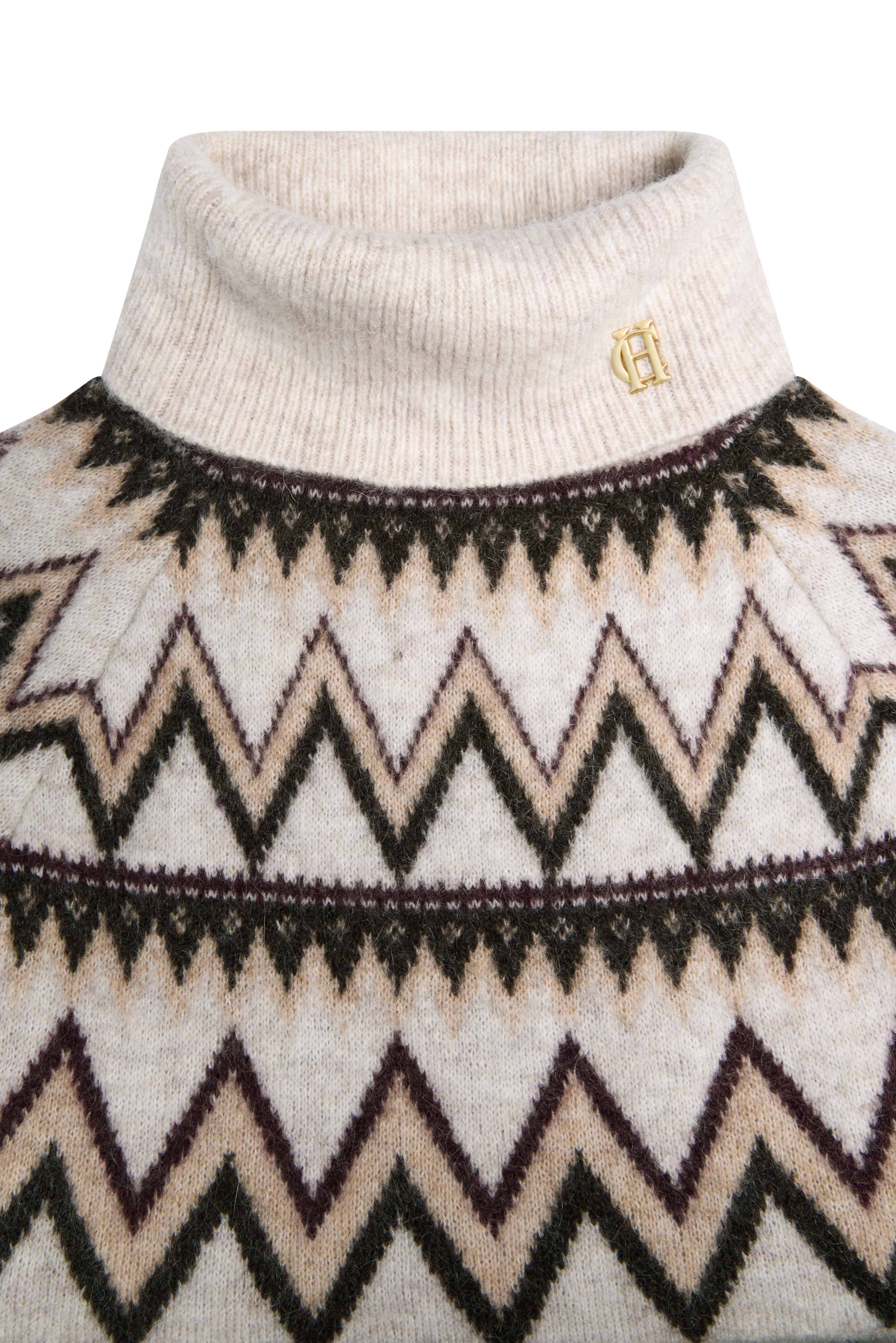 Alice Roll Neck Knit (Barley) - Image 8