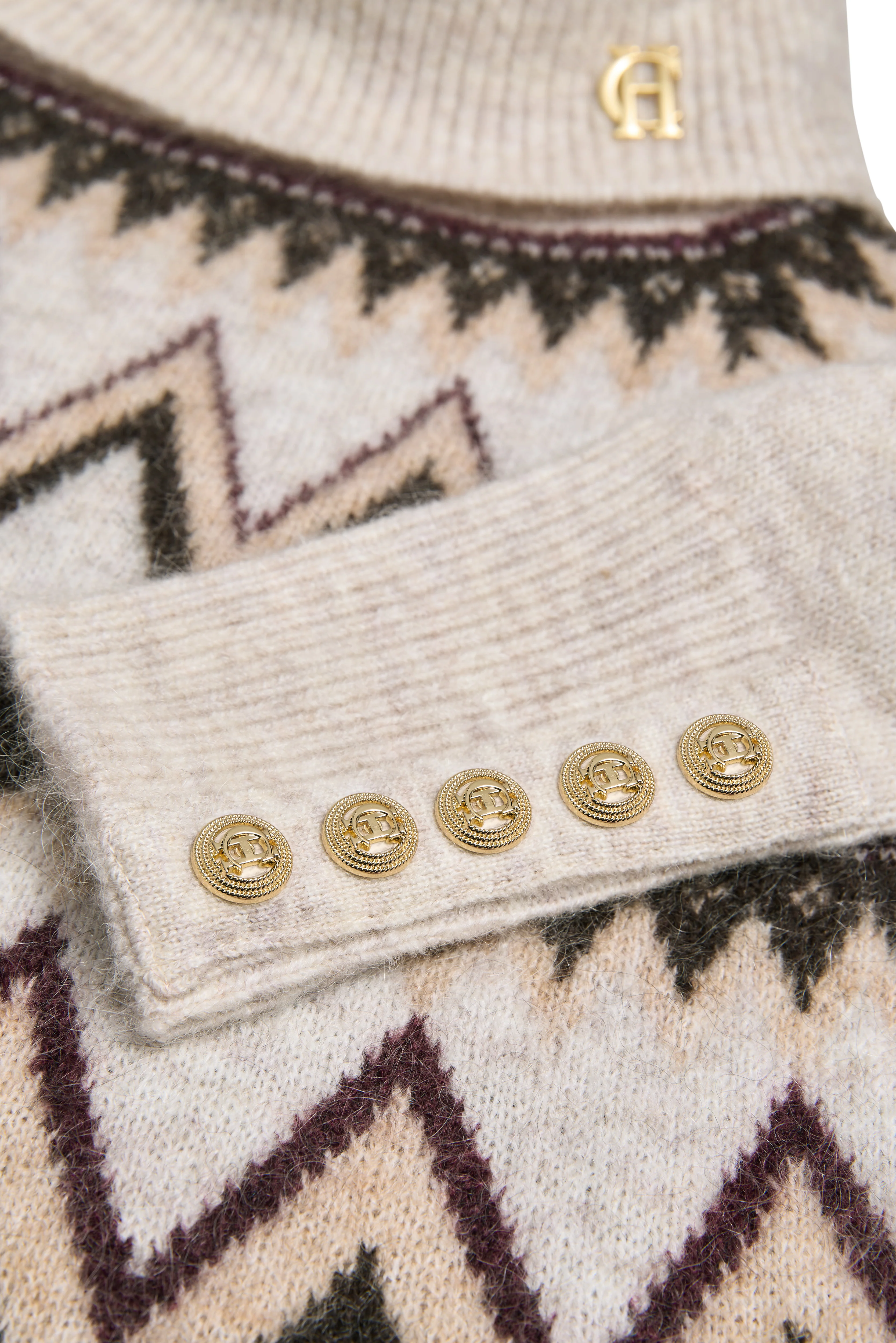 Alice Roll Neck Knit (Barley) - Image 9