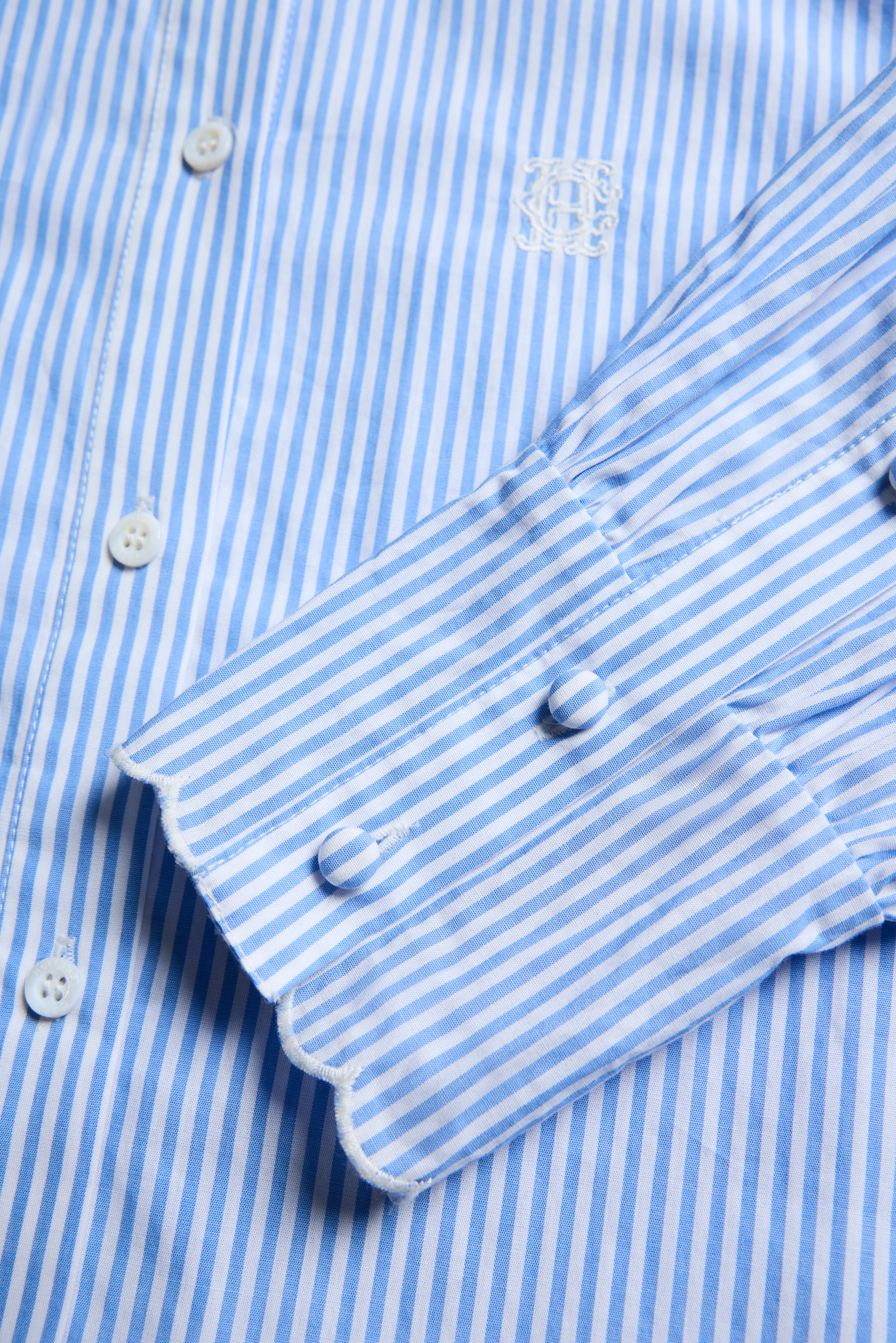 Alice Shirt (Pale Blue Stripe) - Image 8