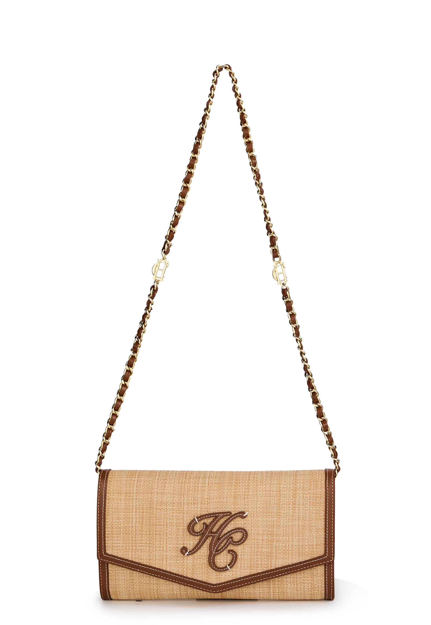 Amalfi Clutch Bag (Natural Tan) - Image 3