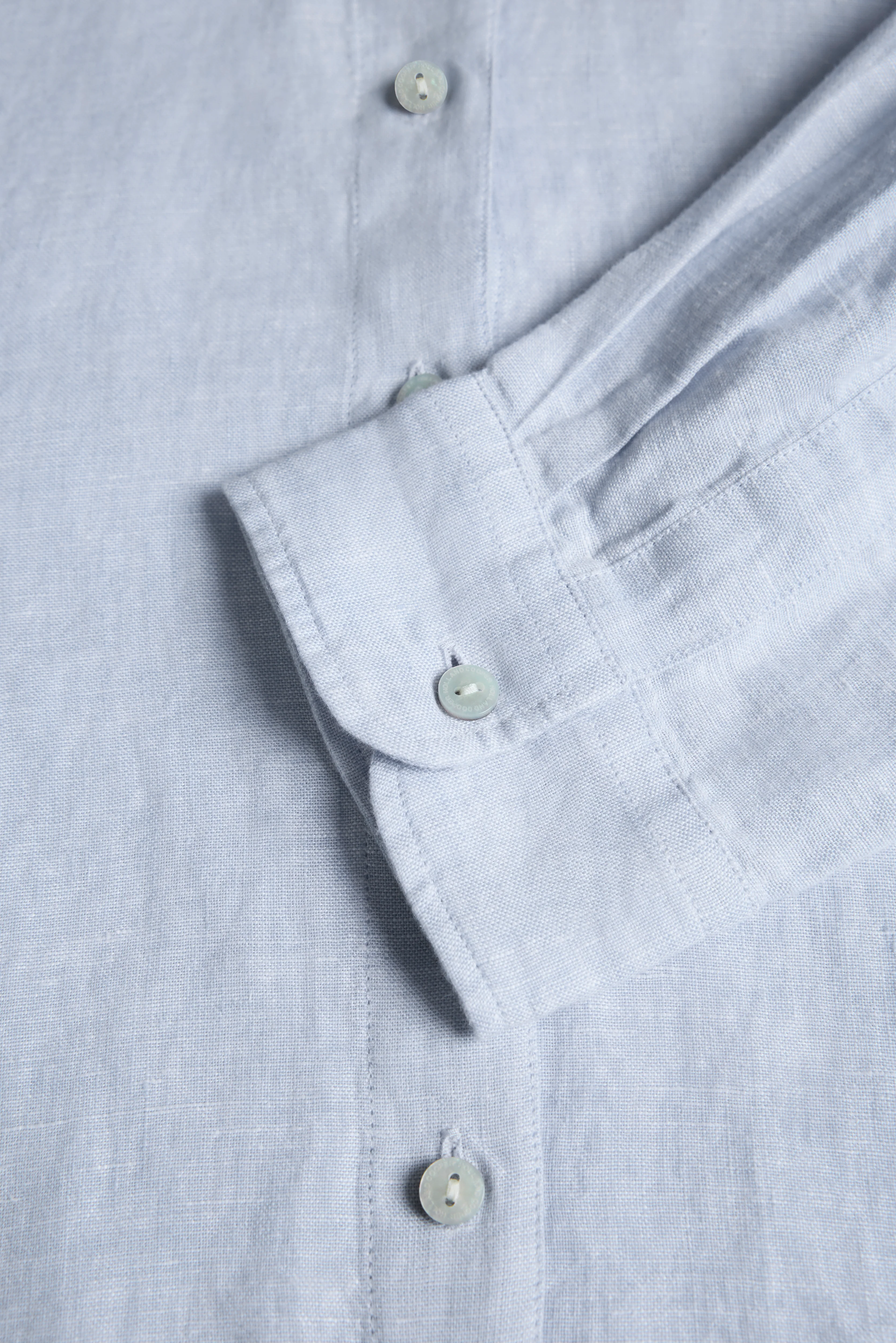 Amalfi Linen Shirt (Light Blue Linen) - Image 9