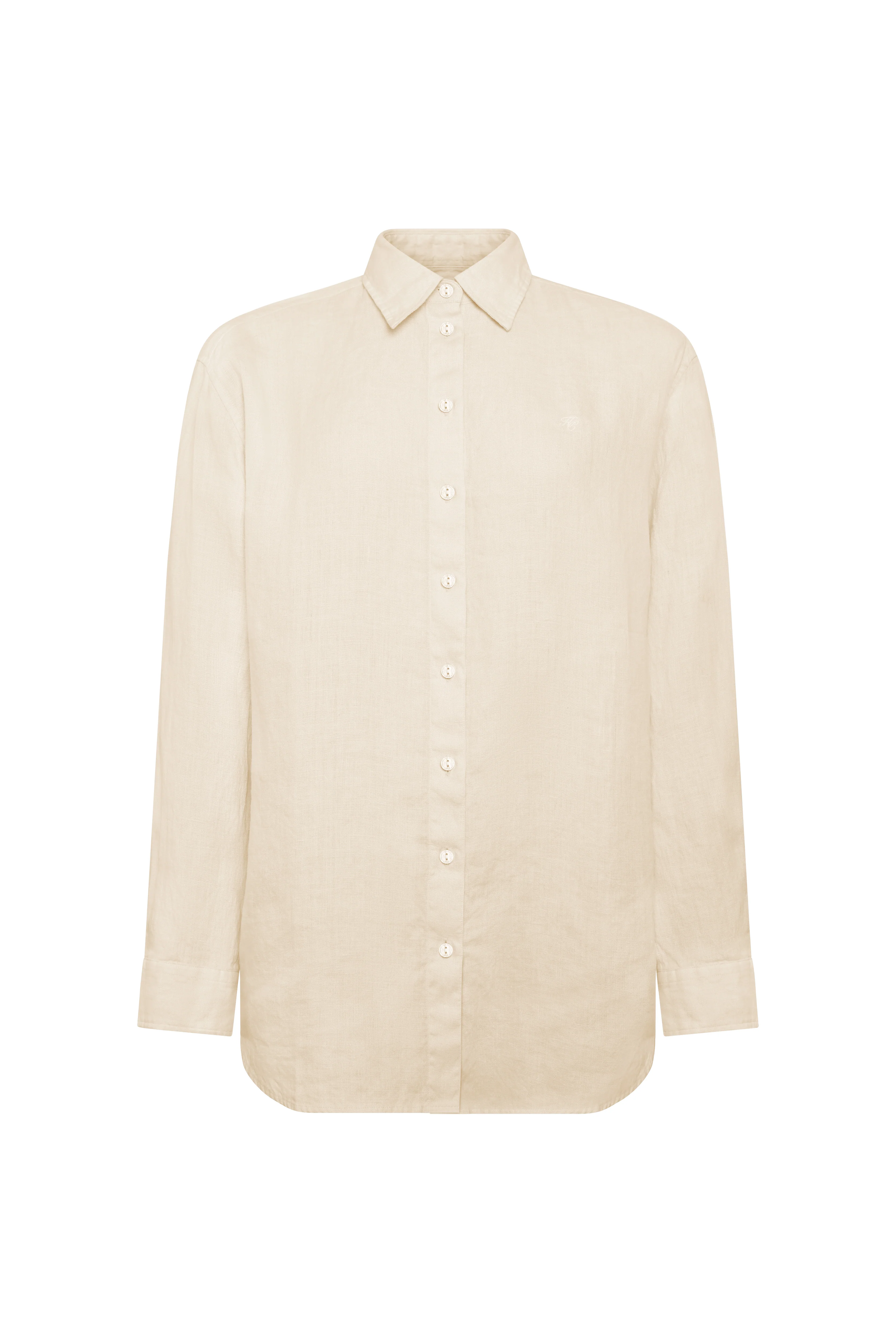 Amalfi Linen Shirt (Oatmeal) - Image 8