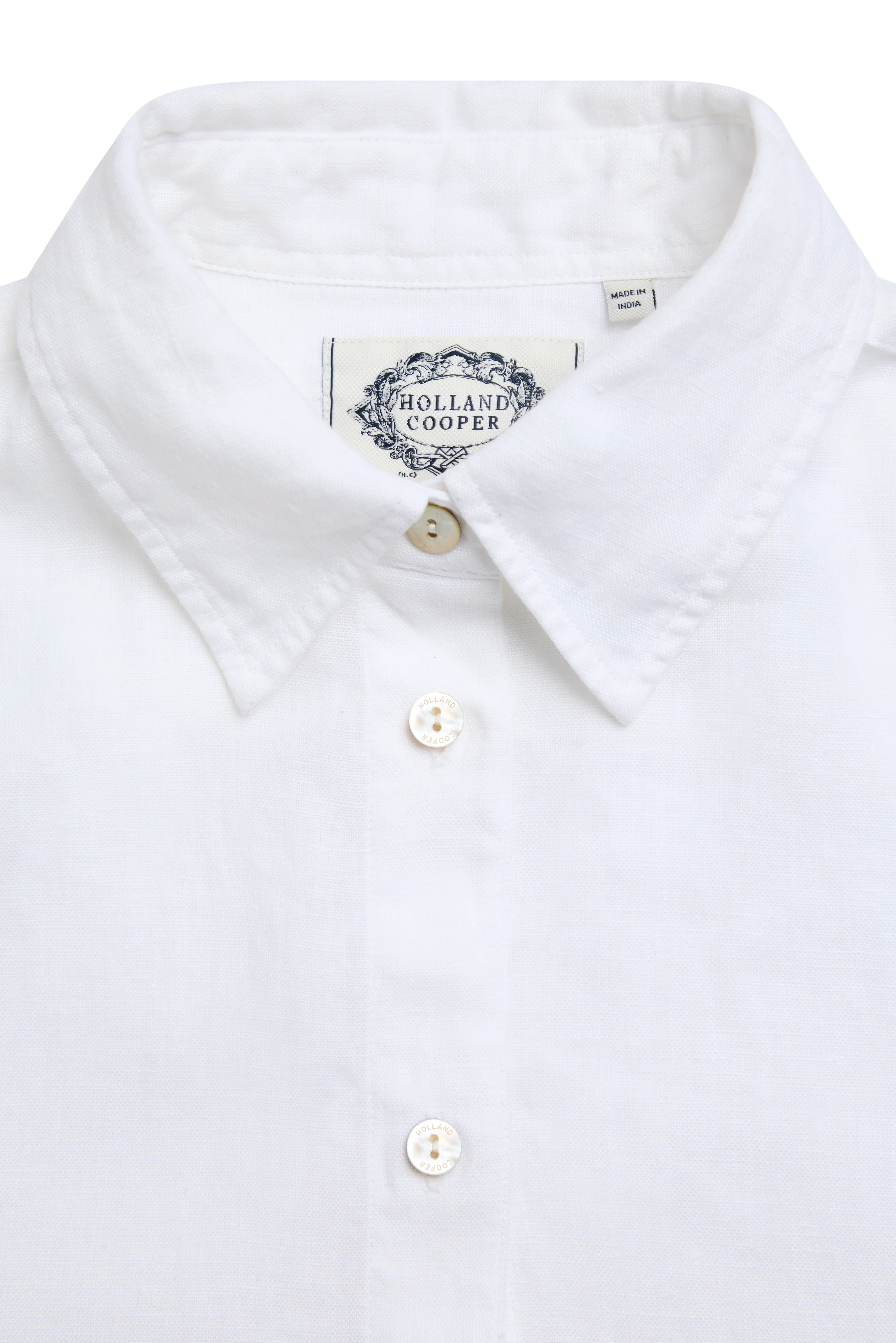 Amalfi Linen Shirt (White) - Image 8