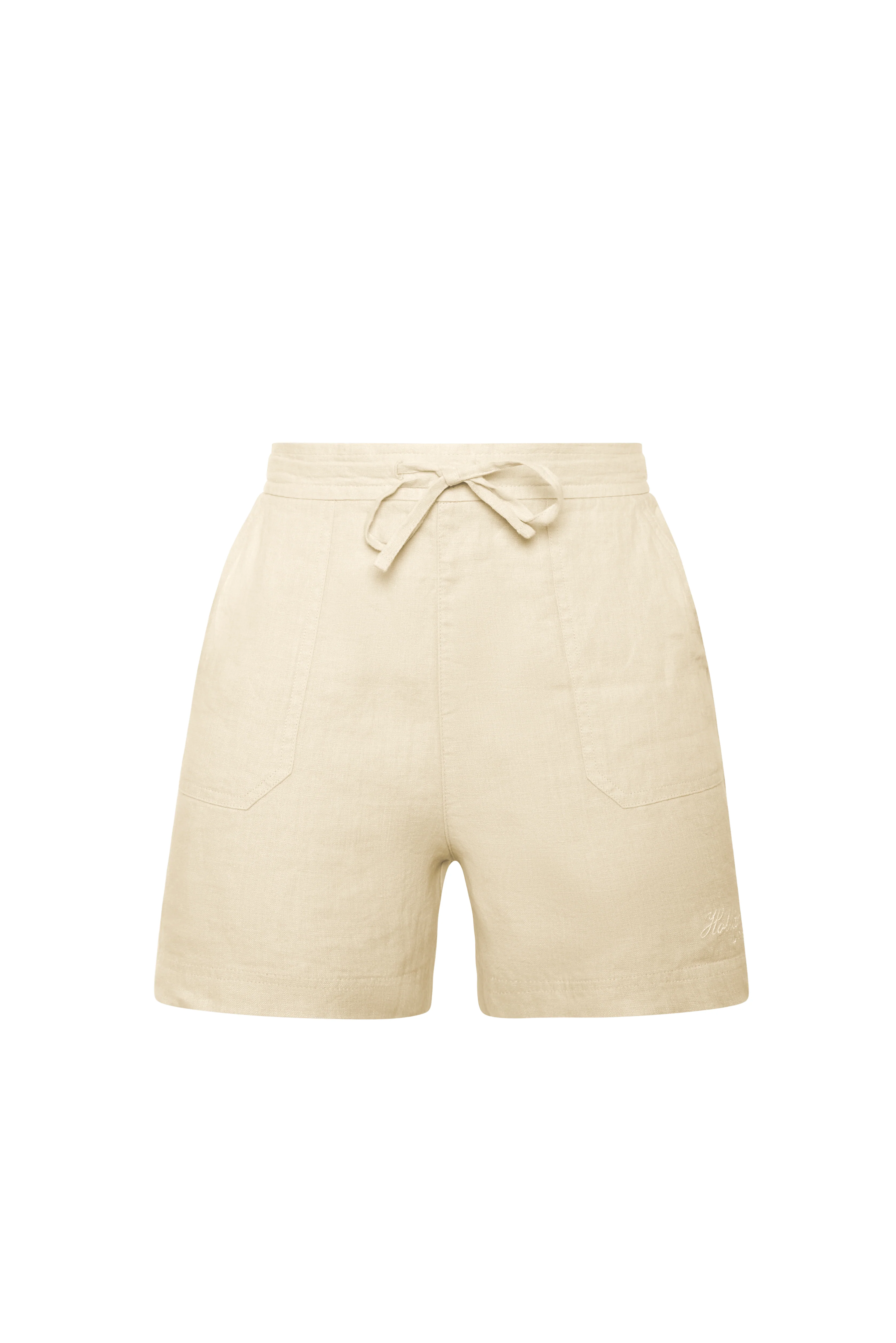 Amalfi Linen Short (Oatmeal) - Image 6