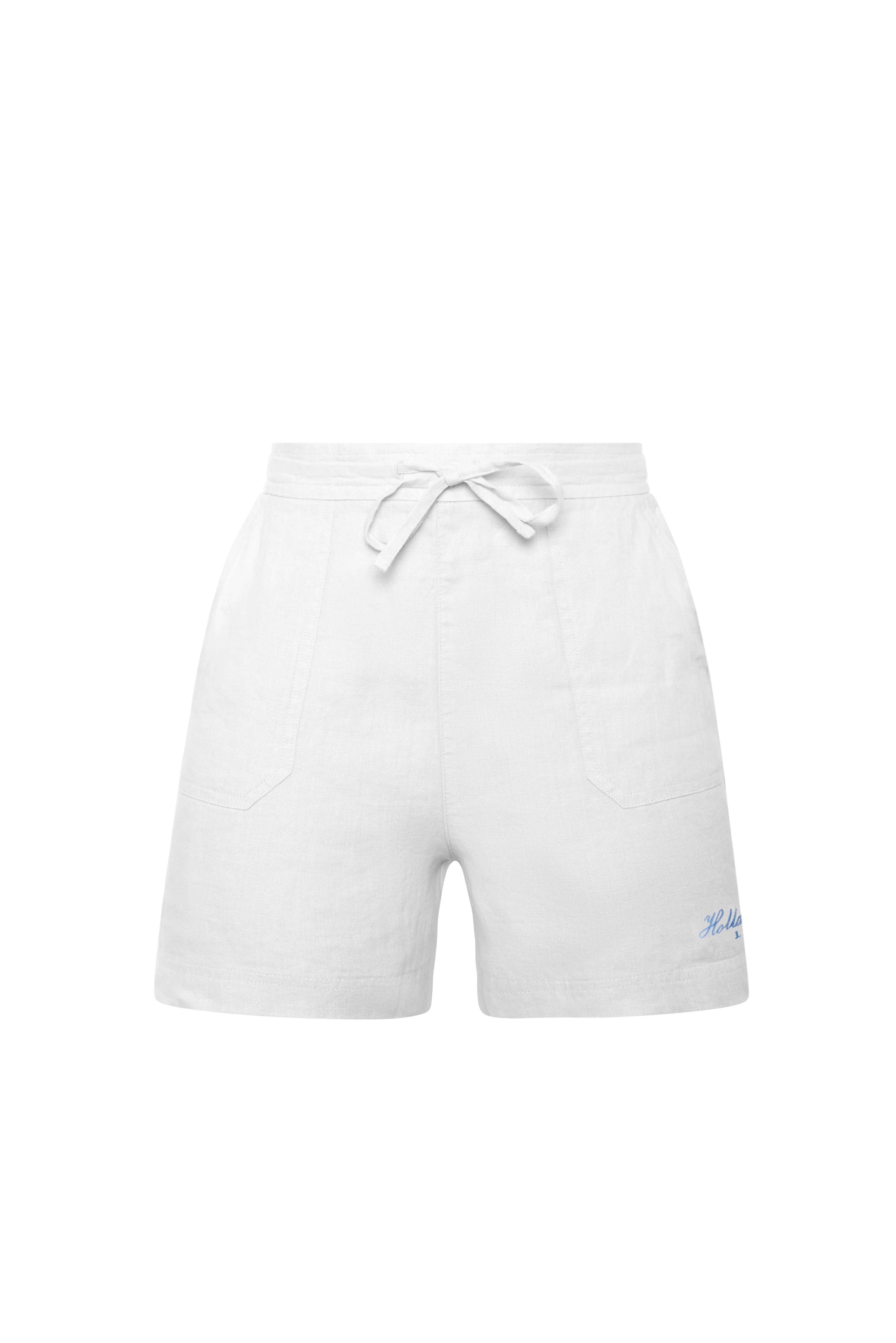 Amalfi Linen Short (White) - Image 7