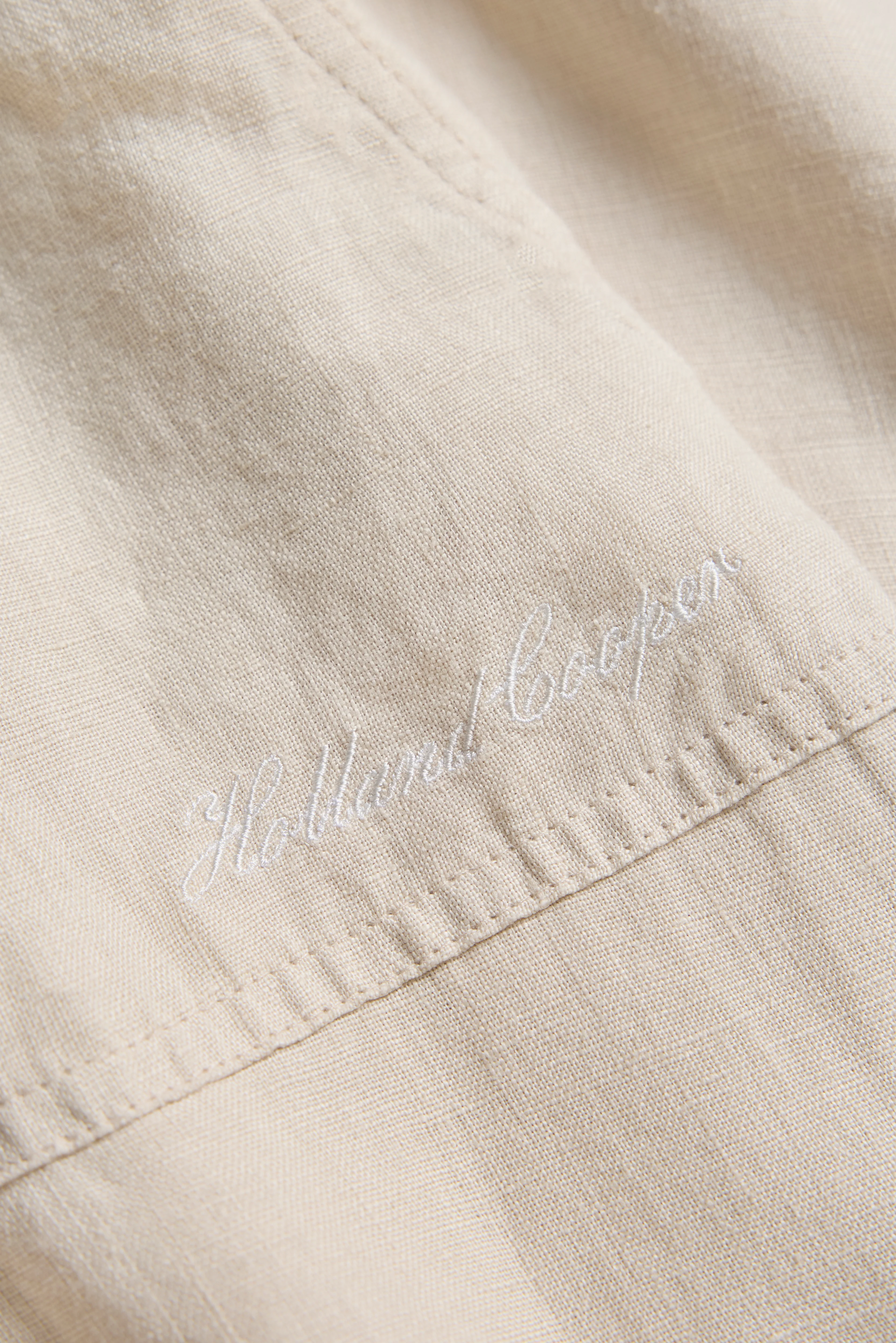 Amalfi Linen Trouser (Oatmeal) - Image 9
