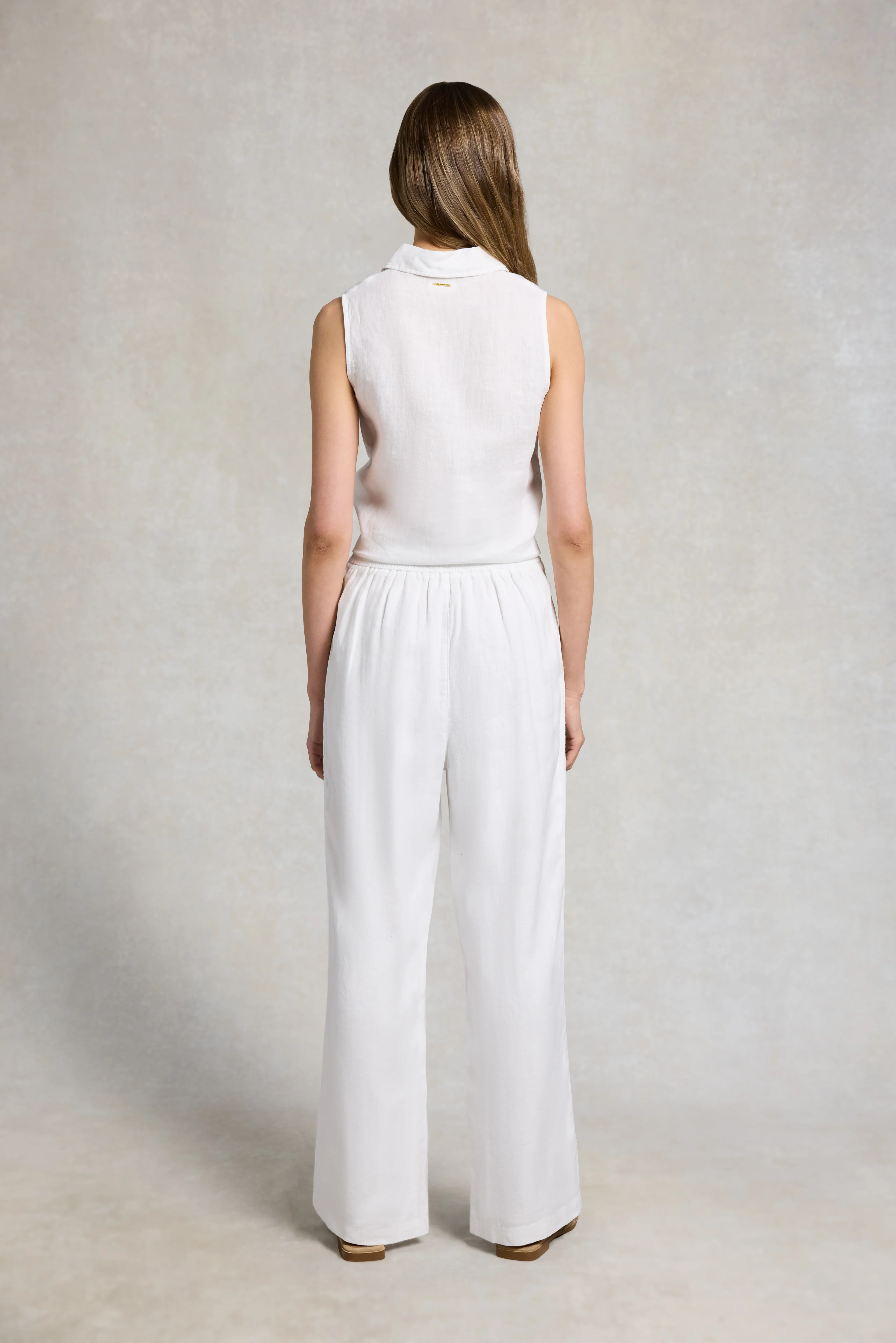 Amalfi Linen Trouser (White) - Image 5