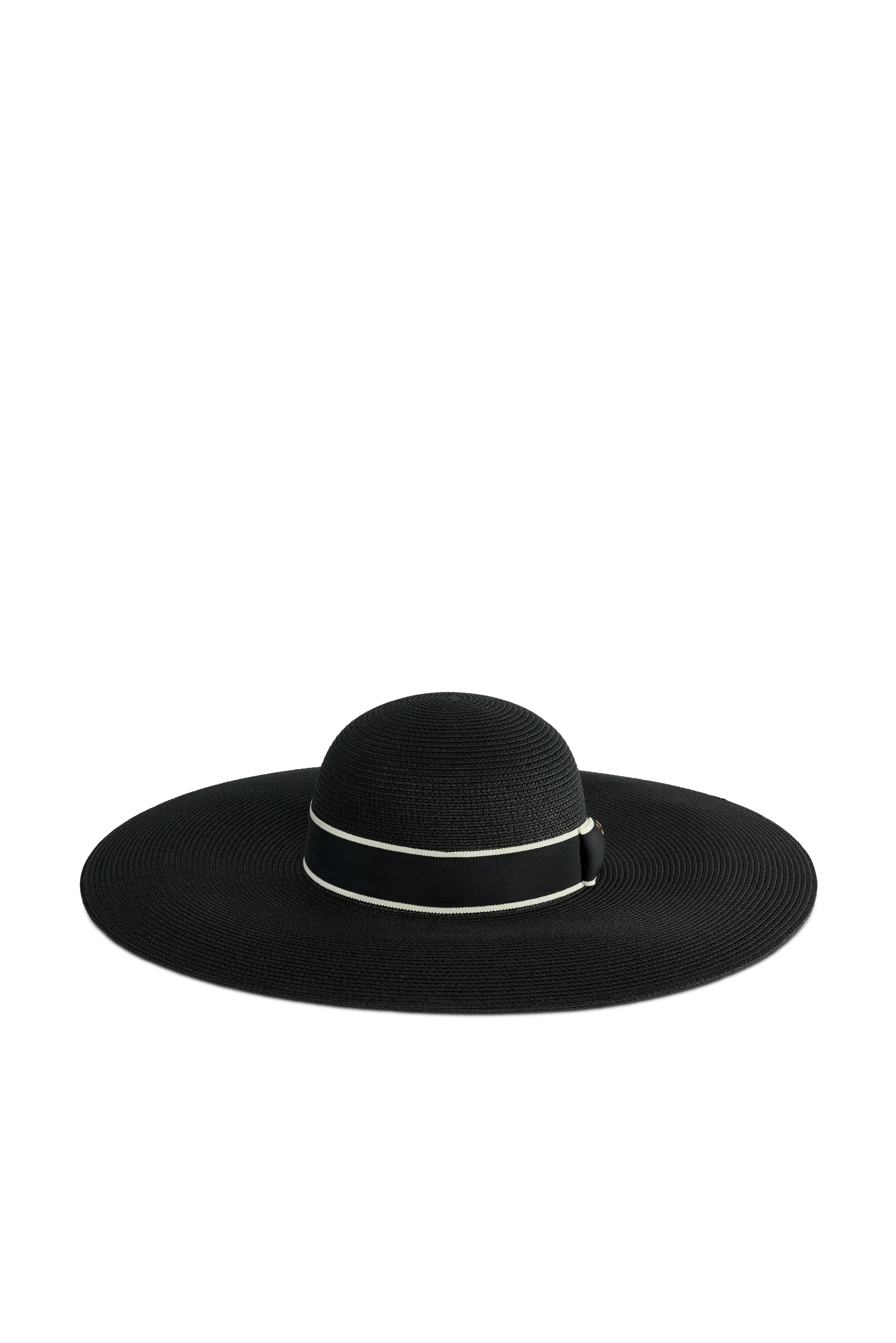 Amalfi Wide Brim Hat (Black Black) - Image 4