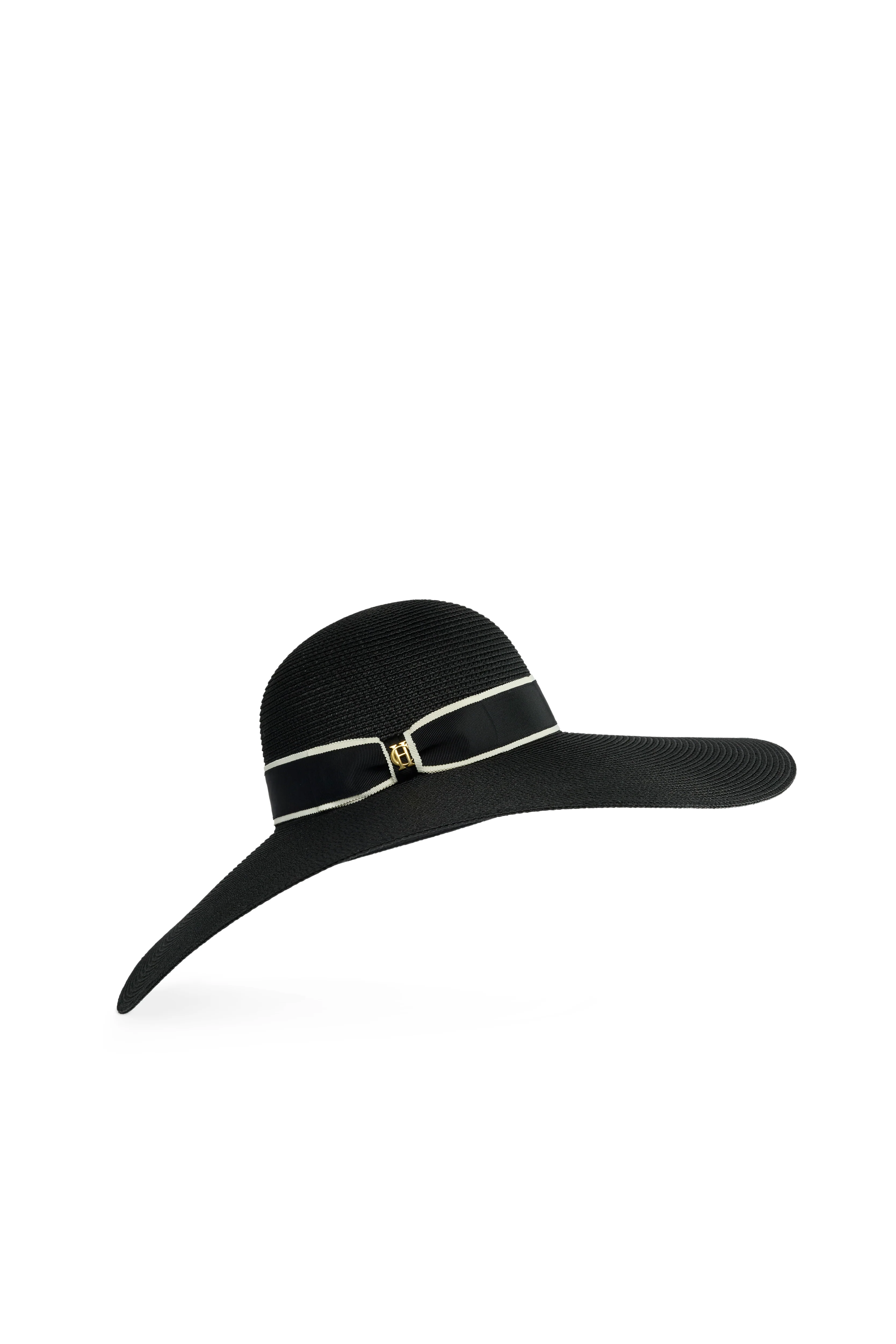 Amalfi Wide Brim Hat (Black Black) - Image 5