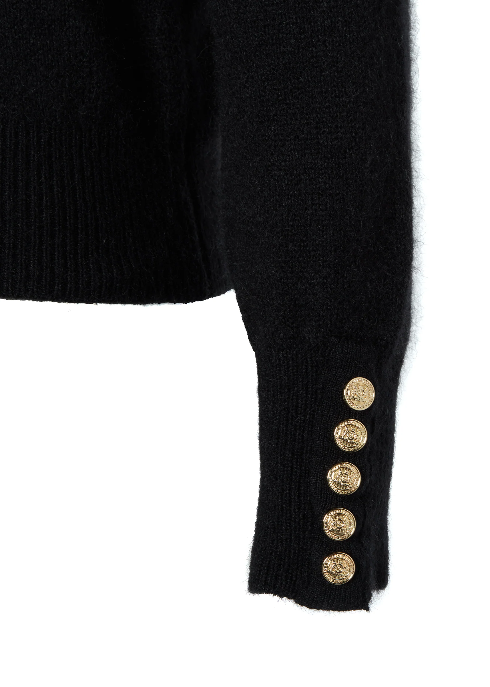 Amelia V-Neck Knit (Black) - Image 7