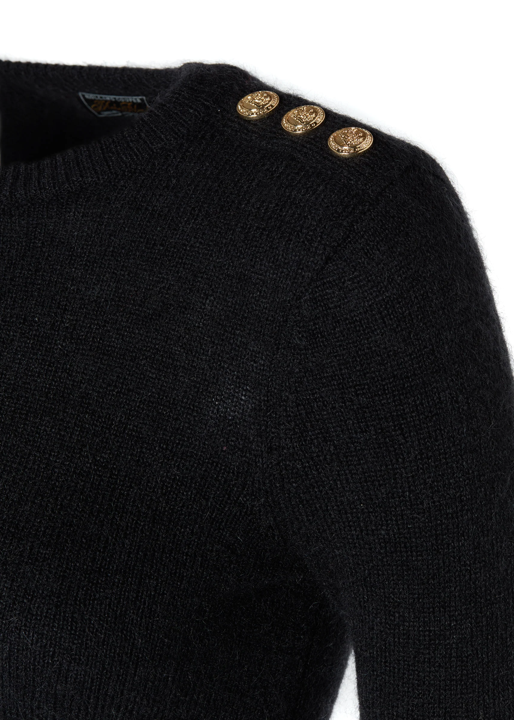 Amy Crew Neck Knit (Black) - Image 7