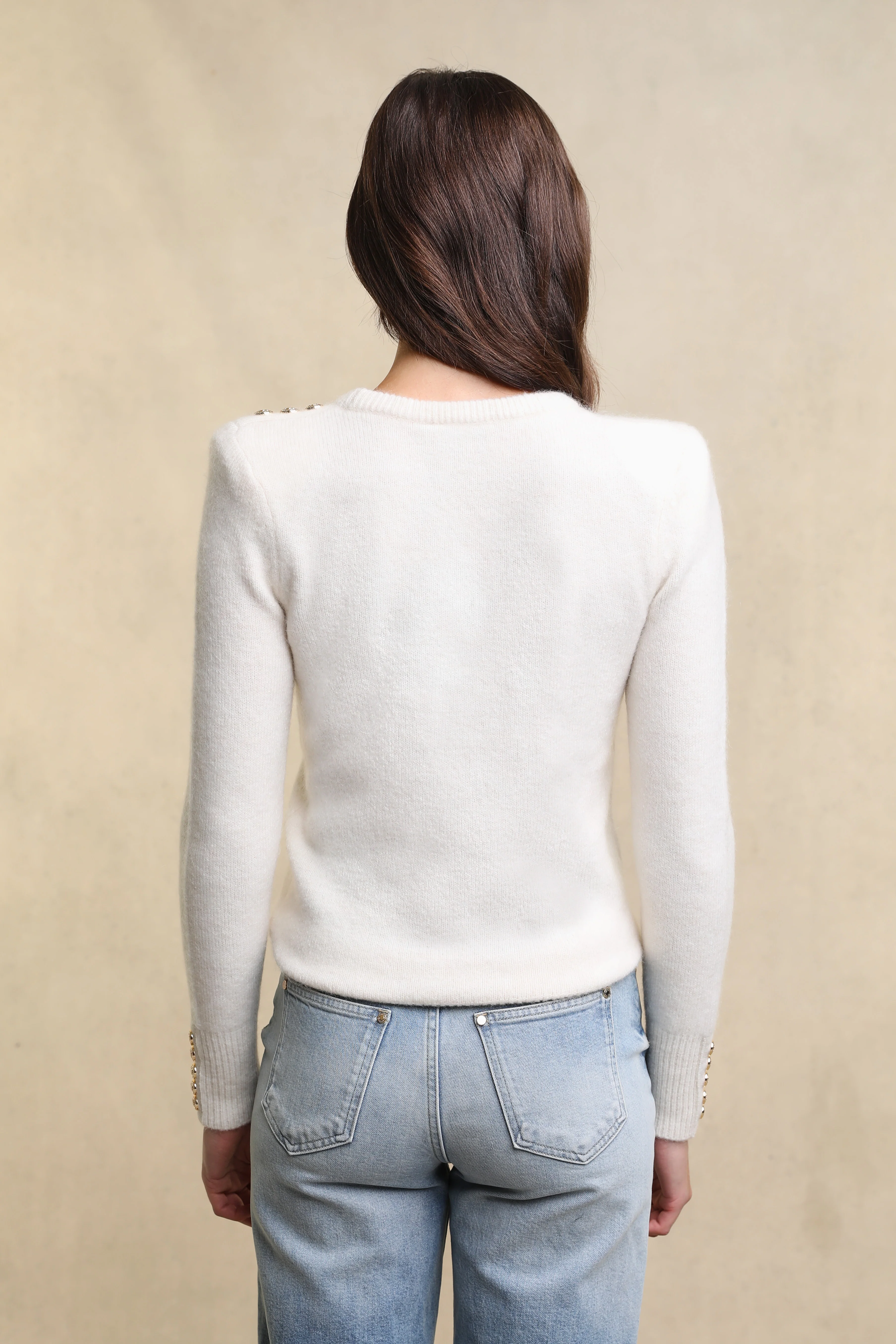 Amy Crew Neck Knit (Natural) - Image 5
