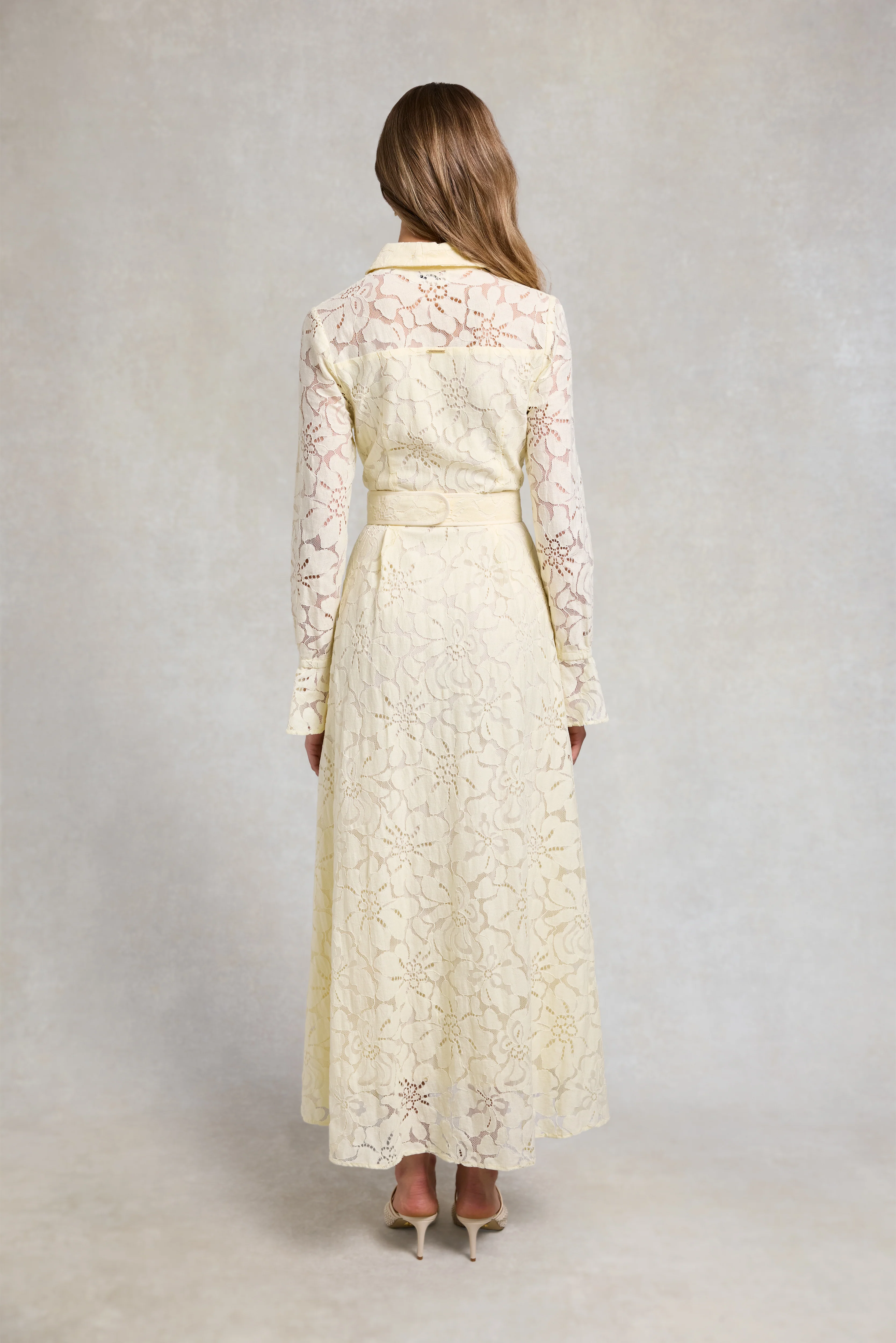 Annabel Lace Dress (Lemon) - Image 6