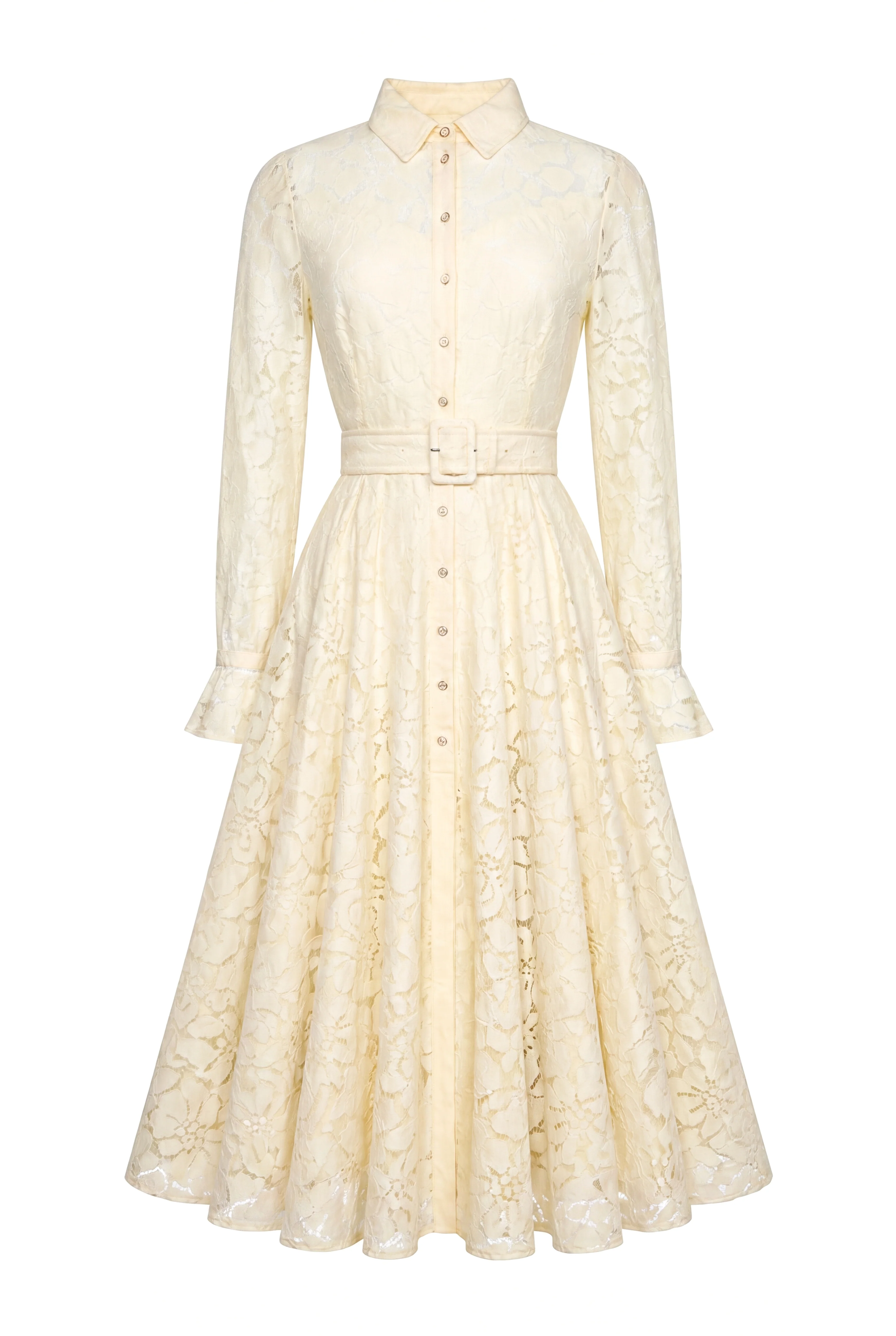 Annabel Lace Dress (Lemon) - Image 7