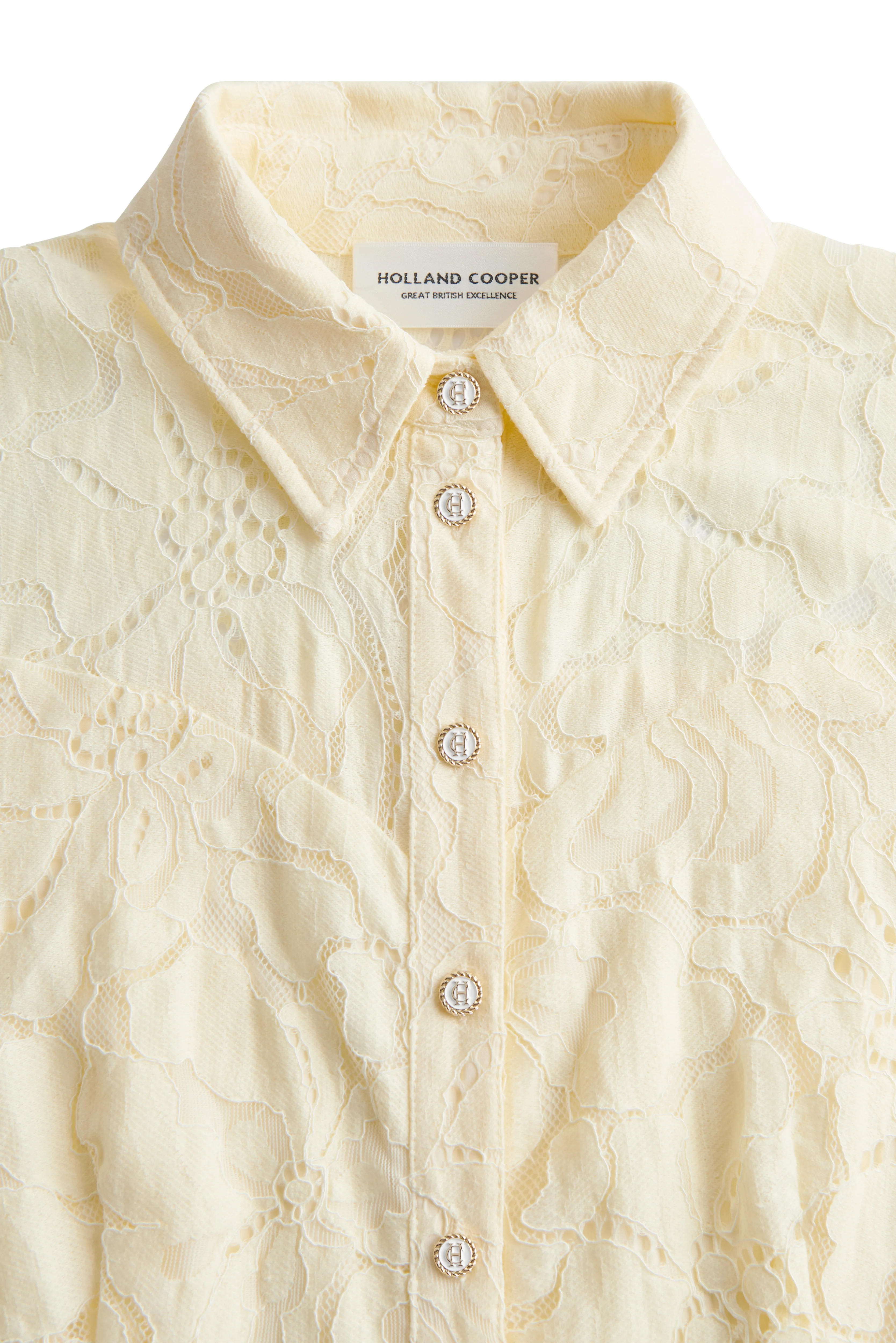 Annabel Lace Dress (Lemon) - Image 8