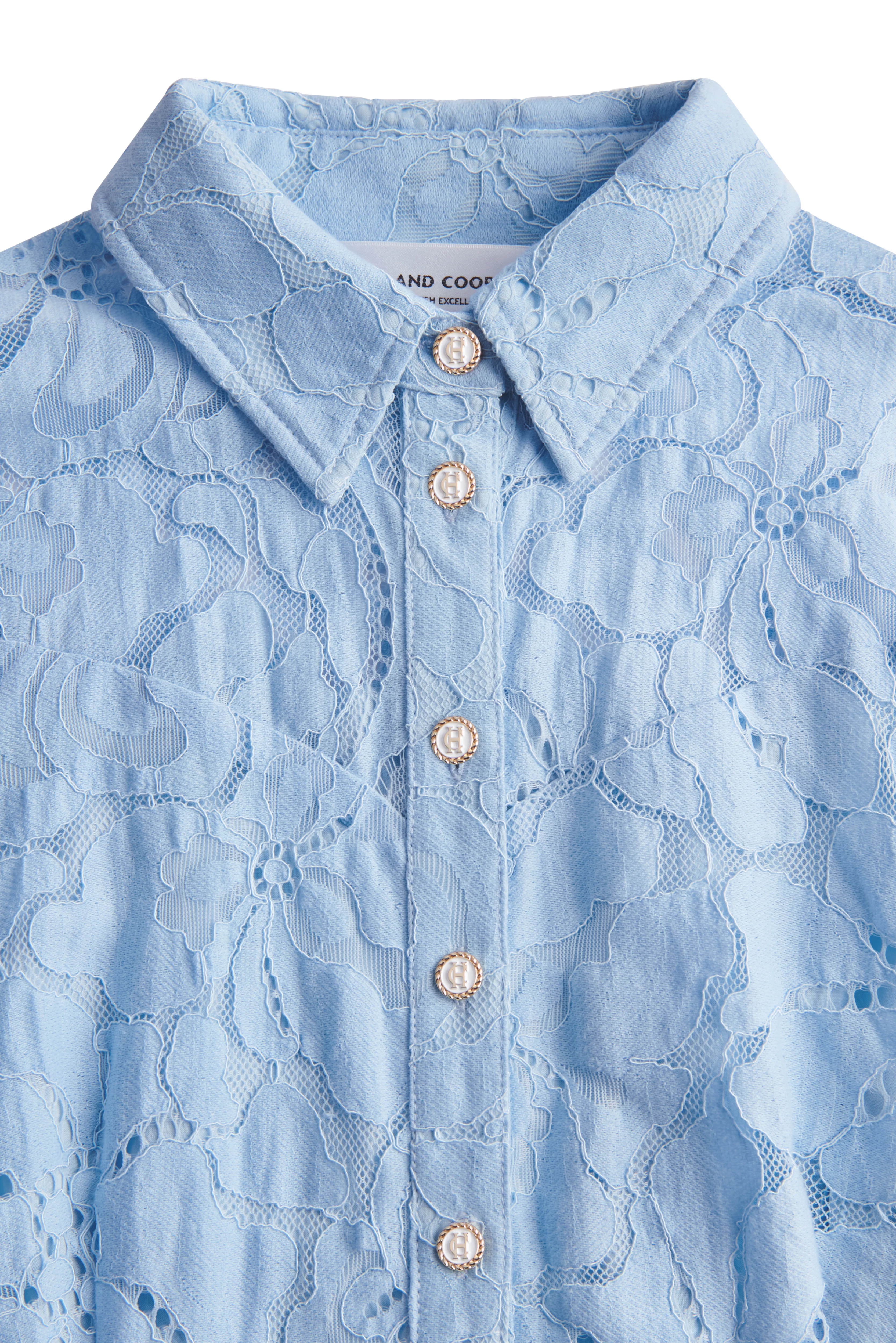 Annabel Lace Dress (Pale Blue) - Image 10
