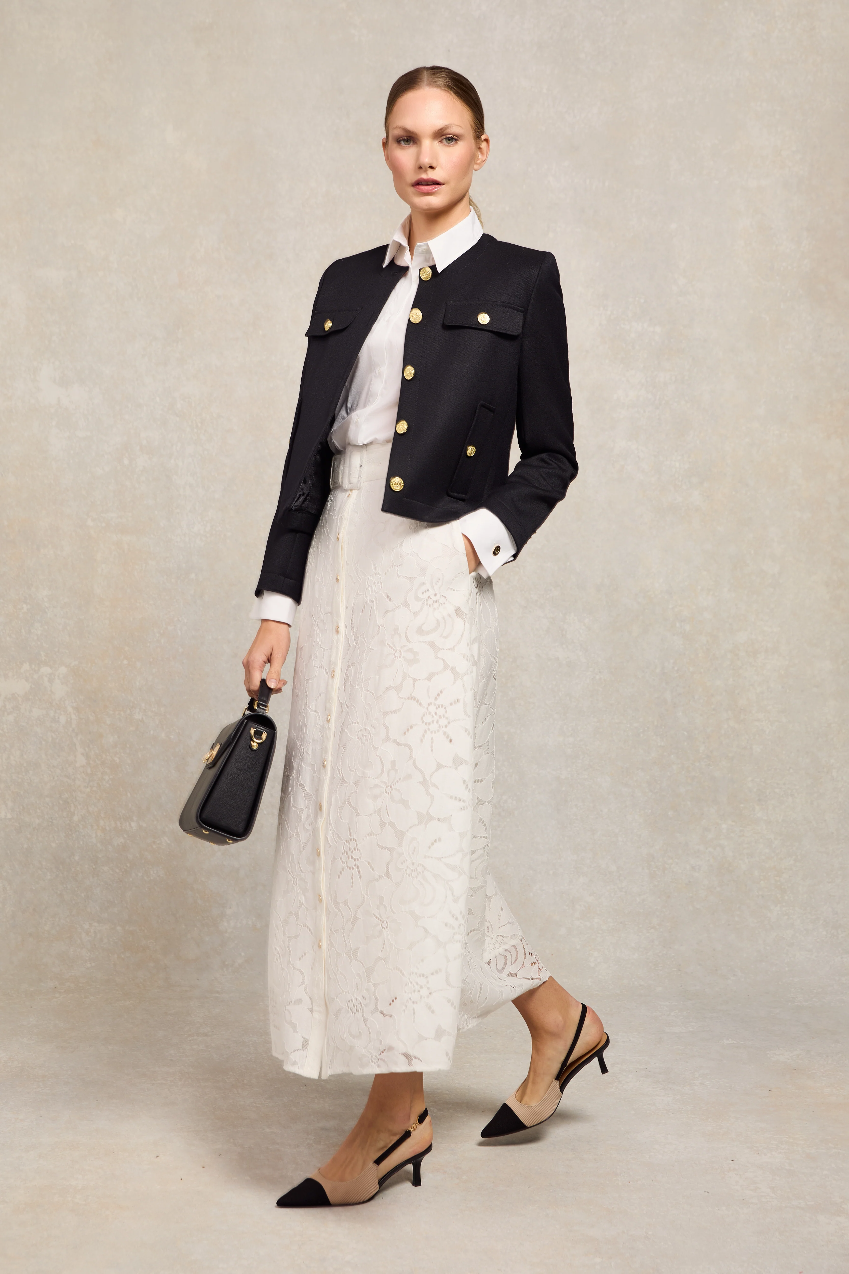 Annabel Lace Skirt (White) - Image 10