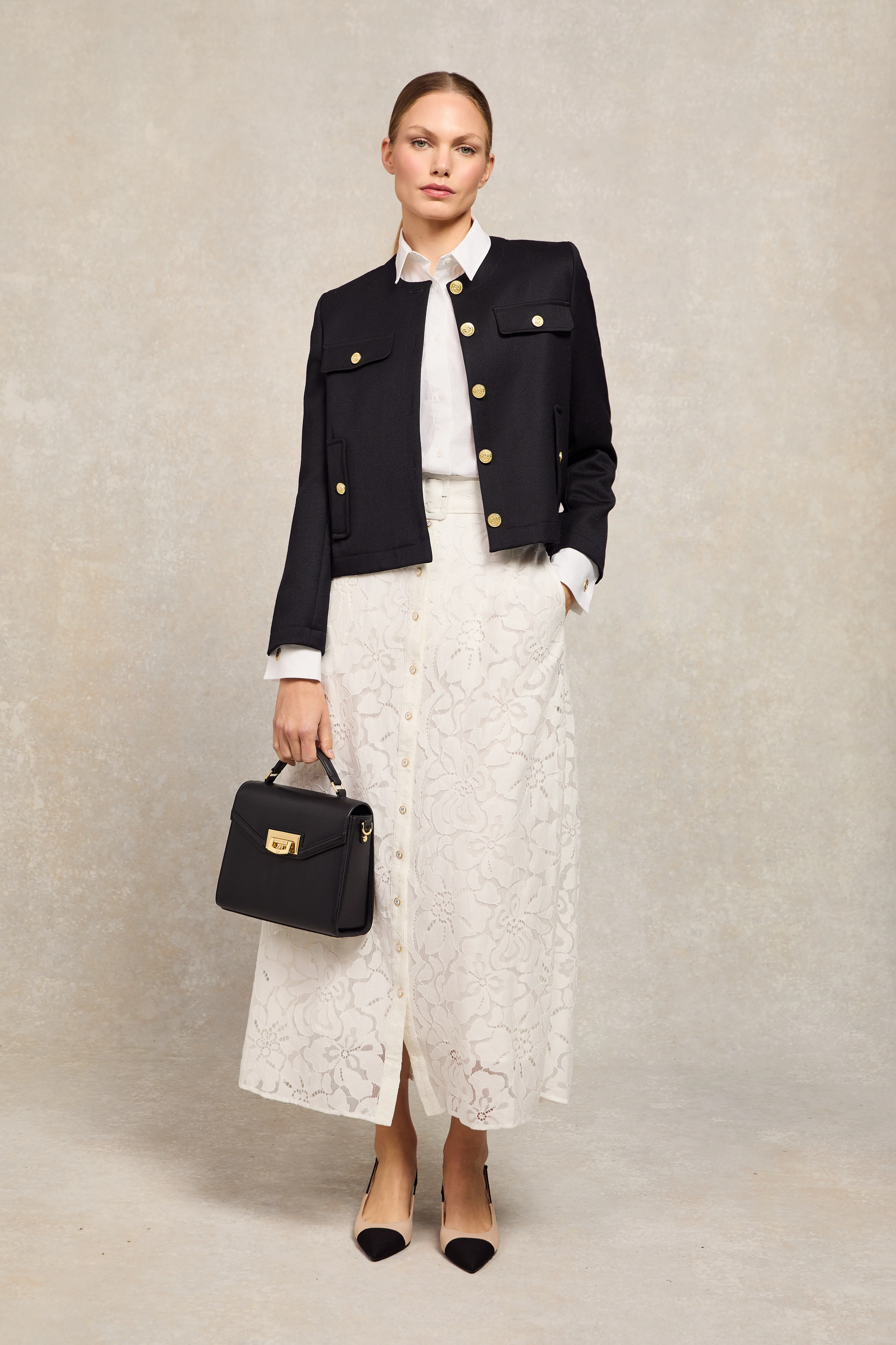 Annabel Lace Skirt (White) - Image 13