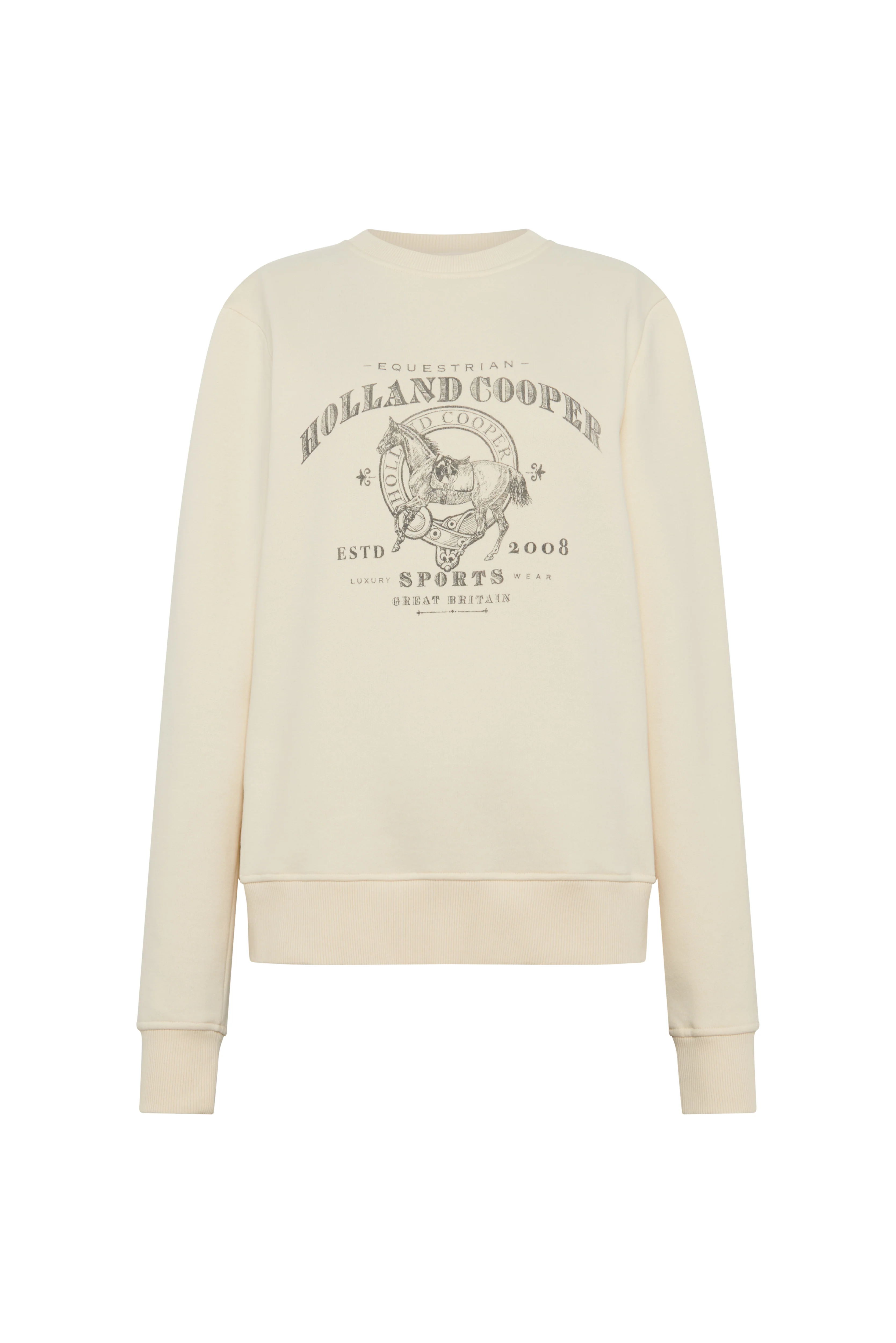 Appaloosa Crew Neck Sweat (Ecru) - Image 6