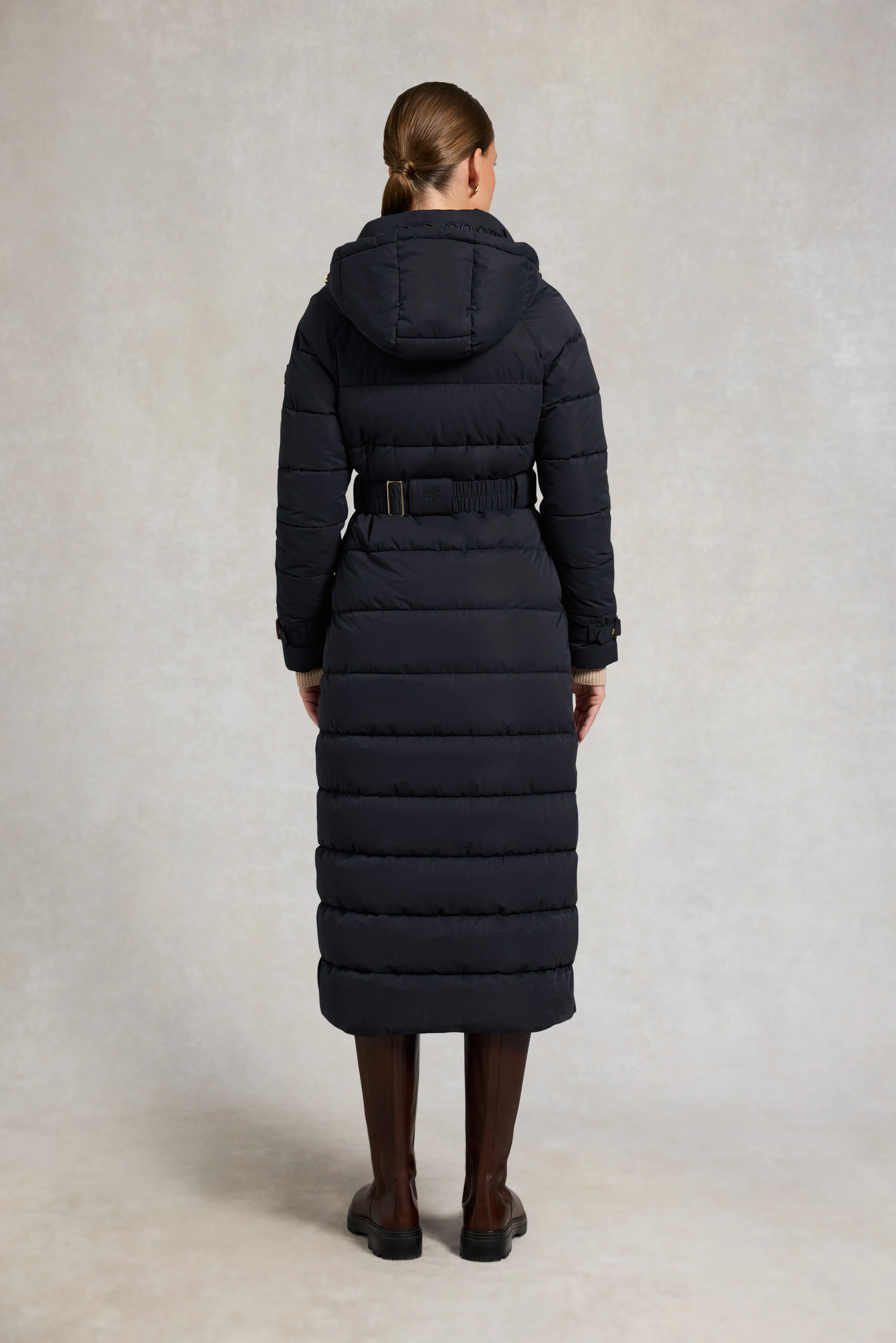 Arosa Luxe Longline Coat (Ink Navy) - Image 6