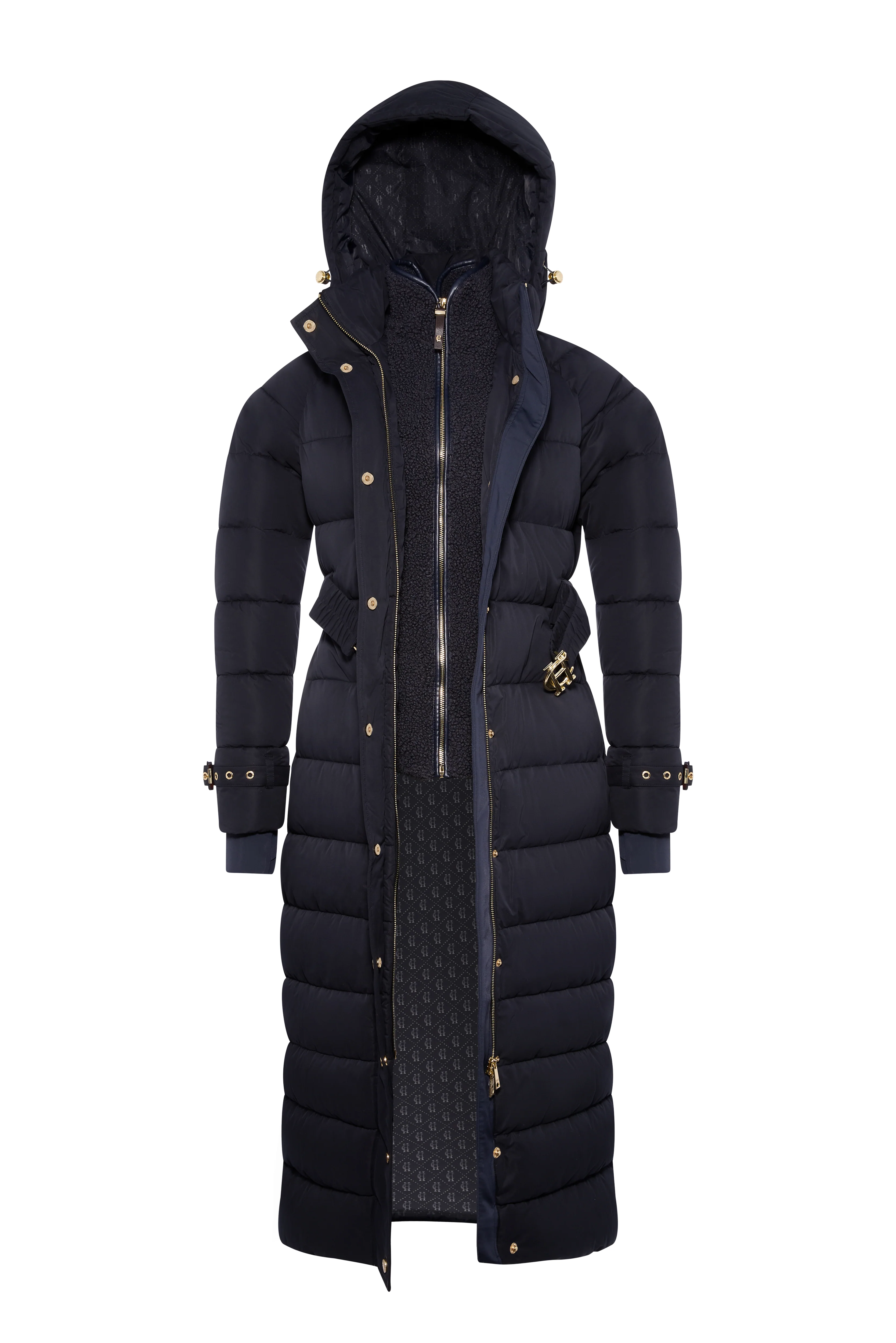 Arosa Luxe Longline Coat (Ink Navy) - Image 8