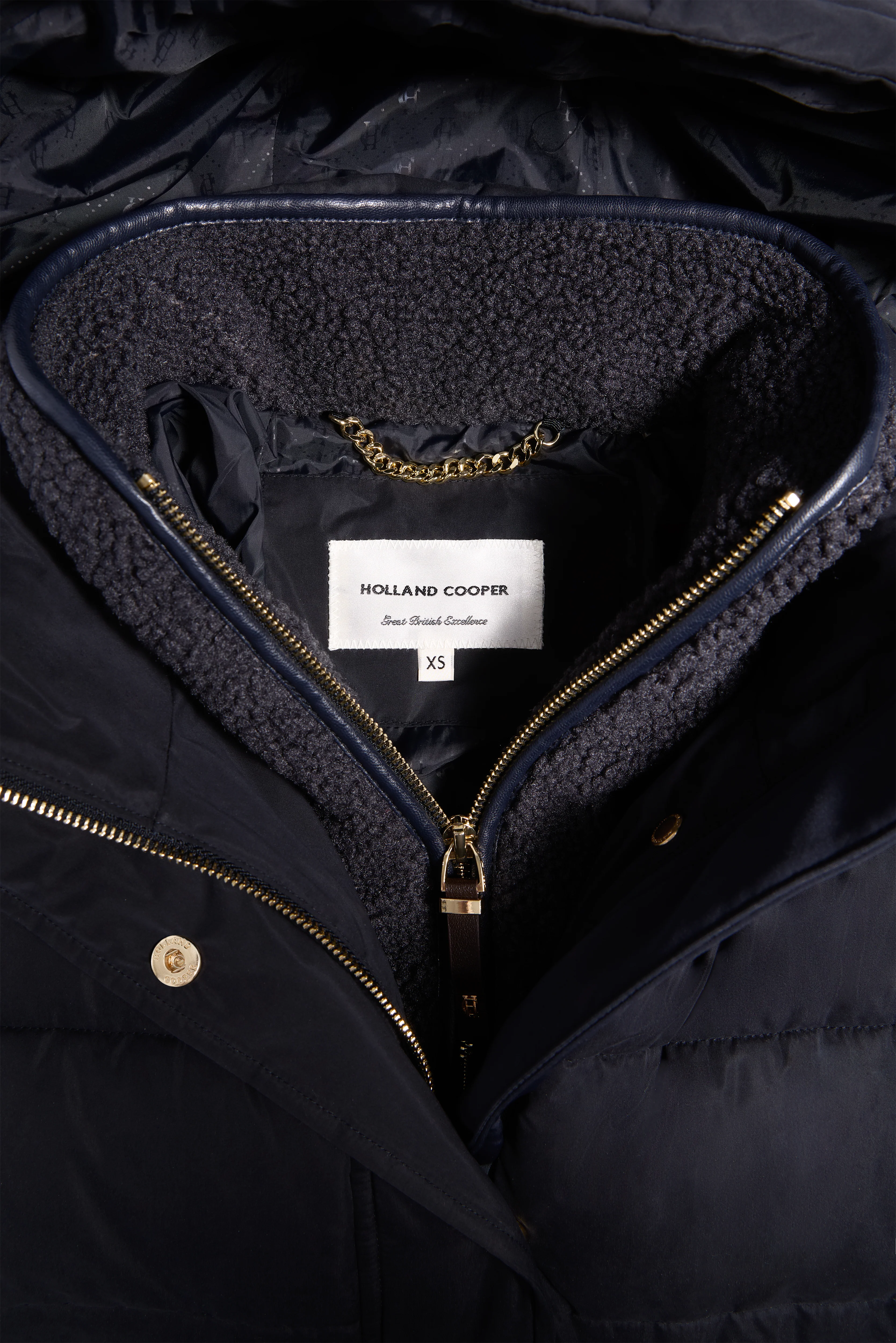 Arosa Luxe Longline Coat (Ink Navy) - Image 9