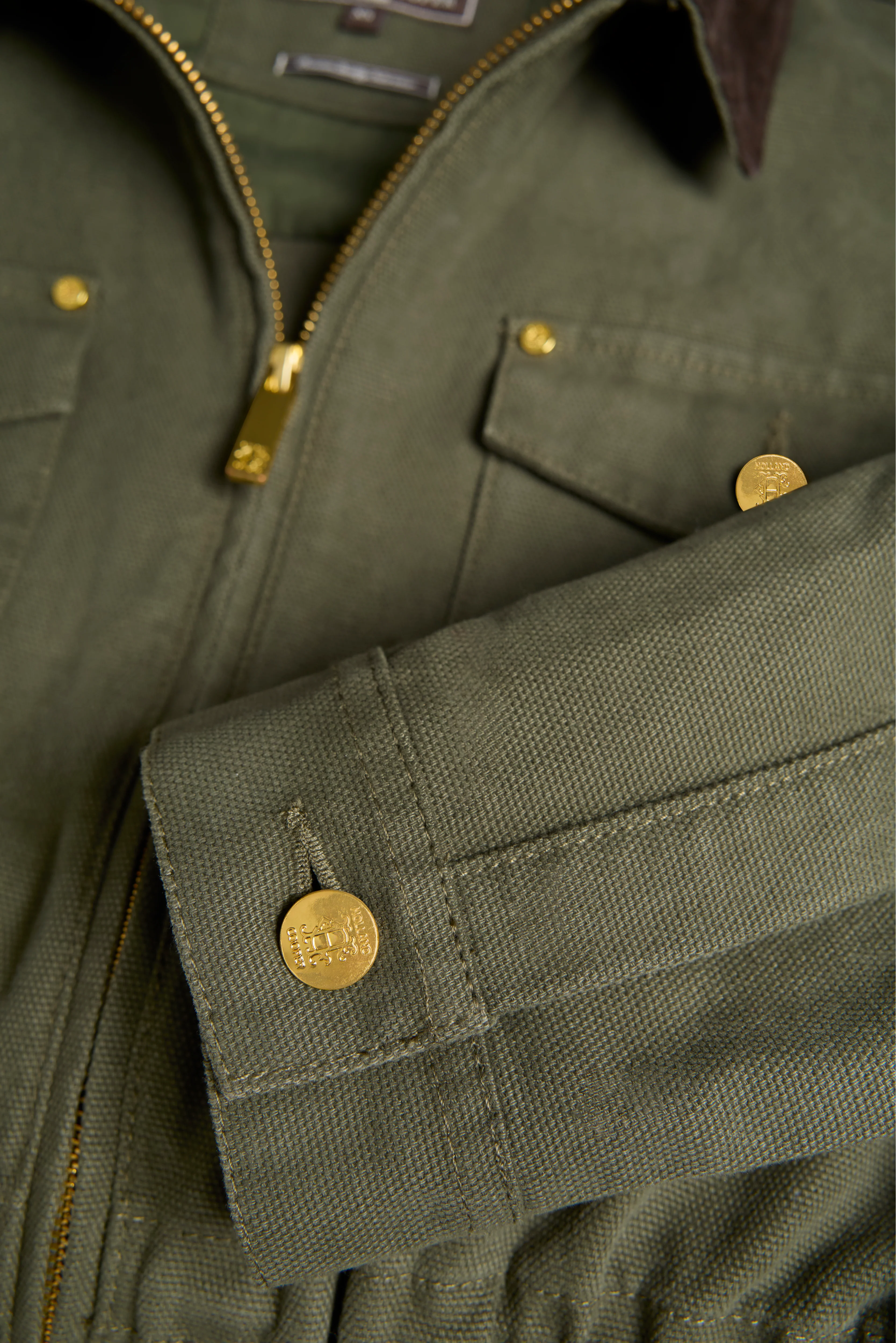 Artillery Barn Jacket (Hunter Green) - Image 9