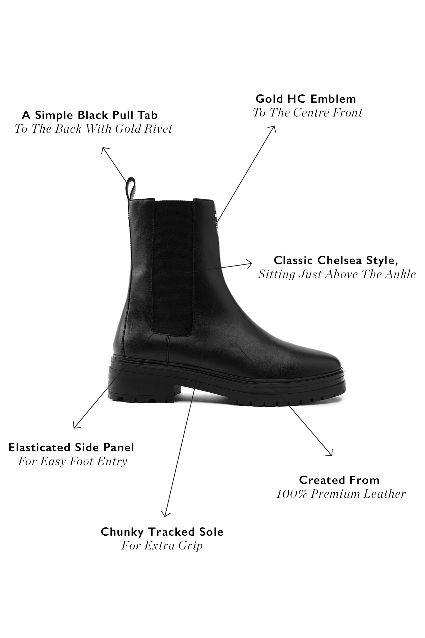 Astoria Ankle Boot (Black) - Image 4