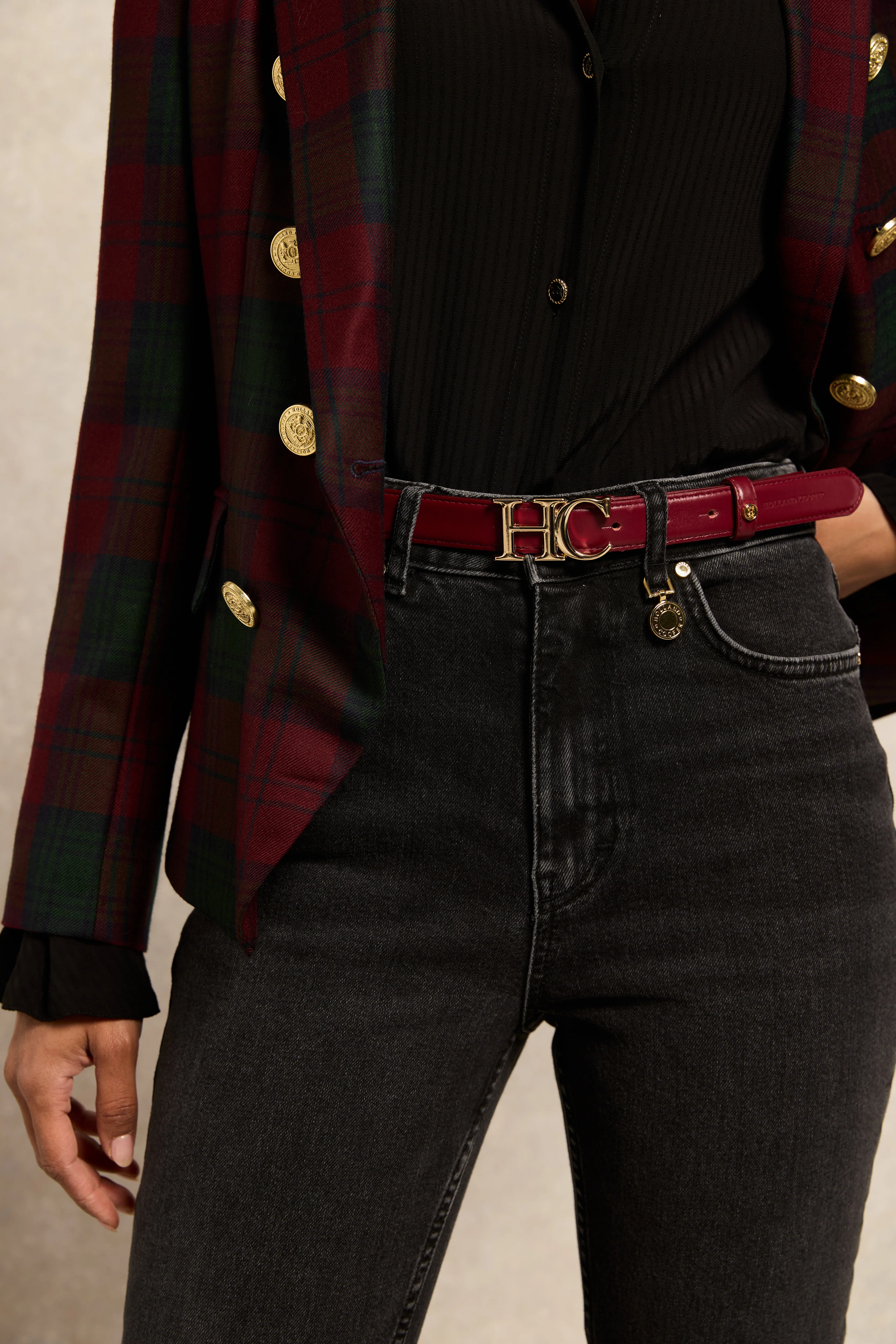 Atelier Slim Belt (Oxblood) - Image 5