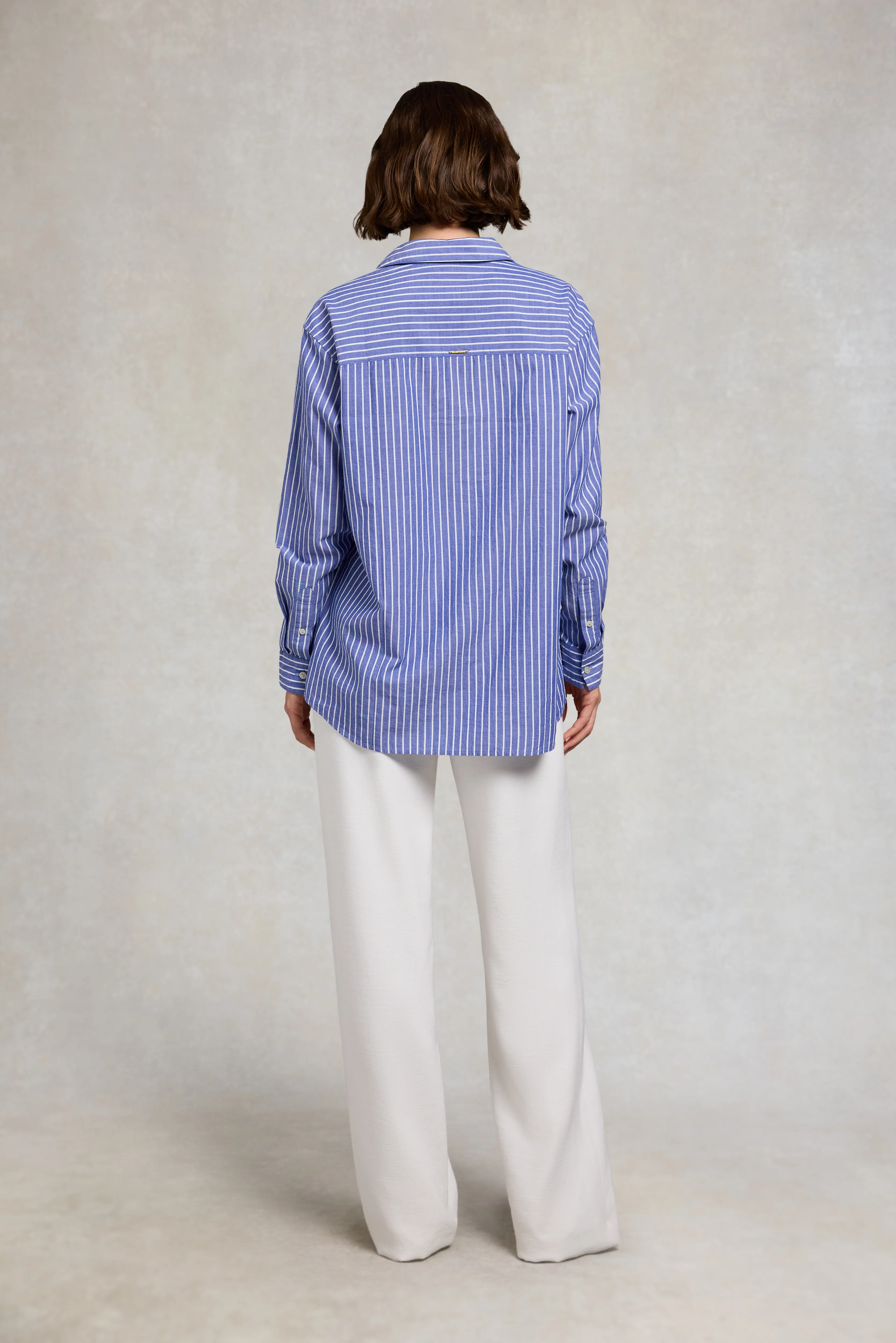 Athena Shirt (Dusty Blue Stripe) - Image 9