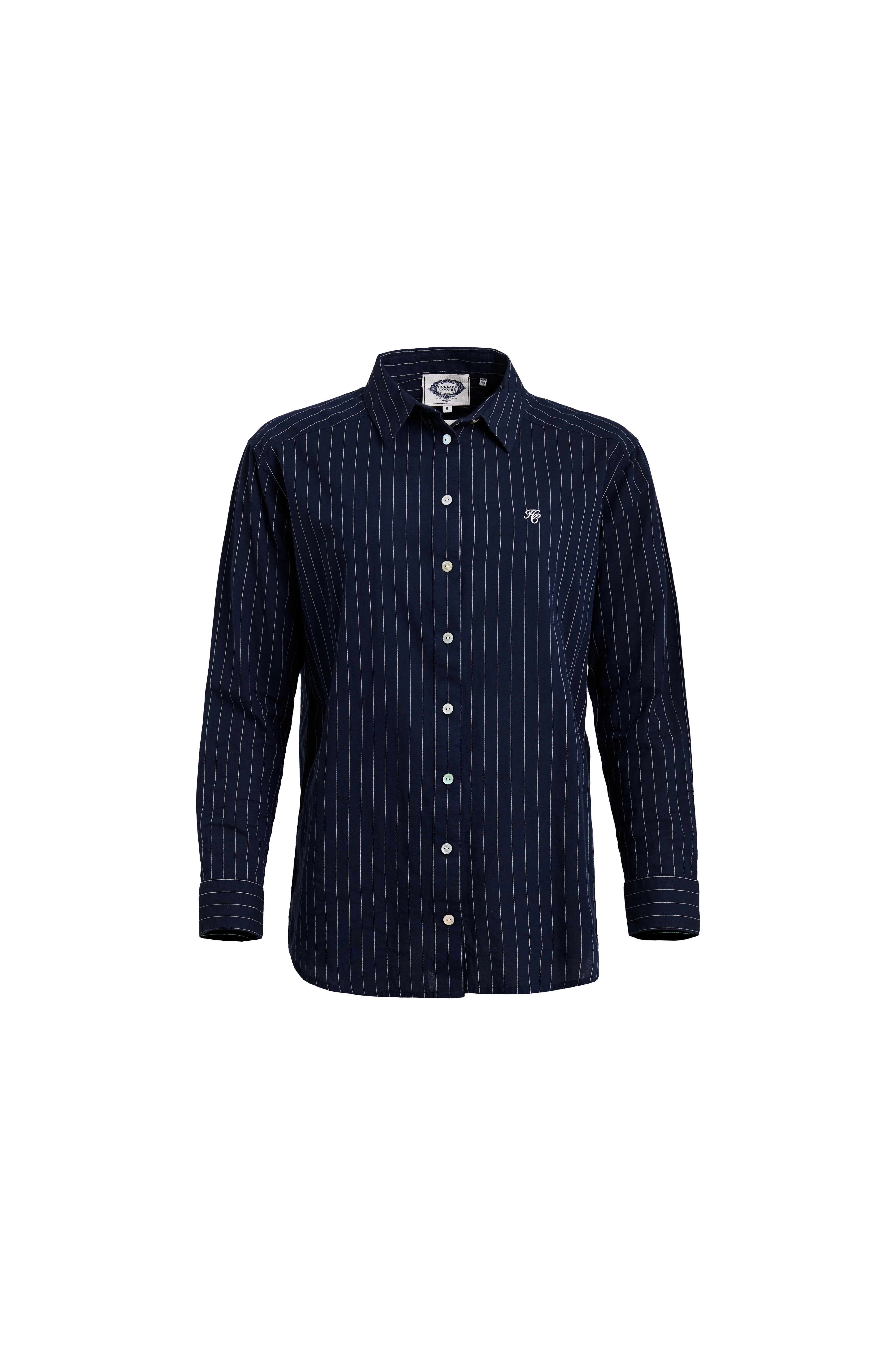 Athena Shirt (Navy Pinstripe) - Image 4
