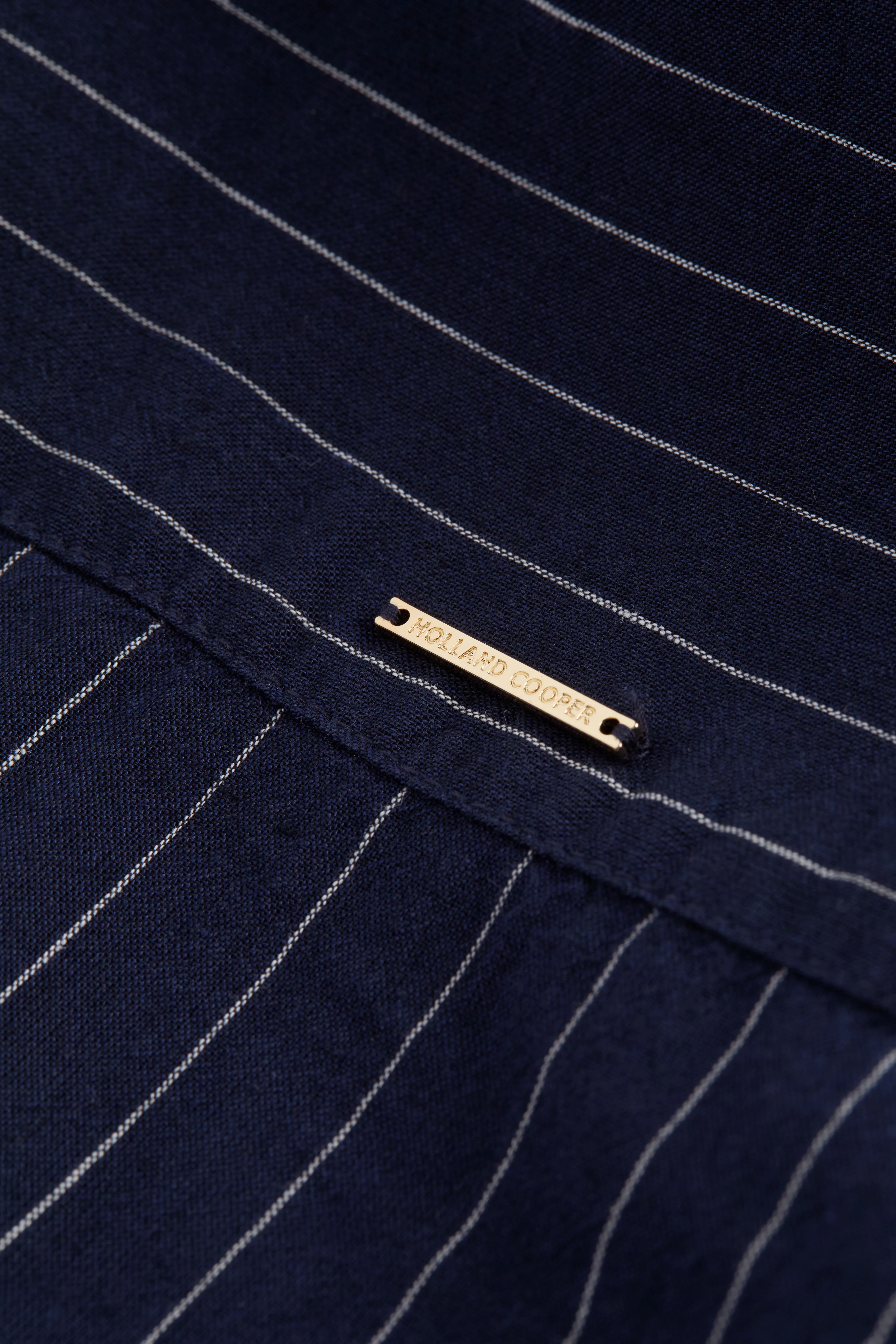 Athena Shirt (Navy Pinstripe) - Image 9