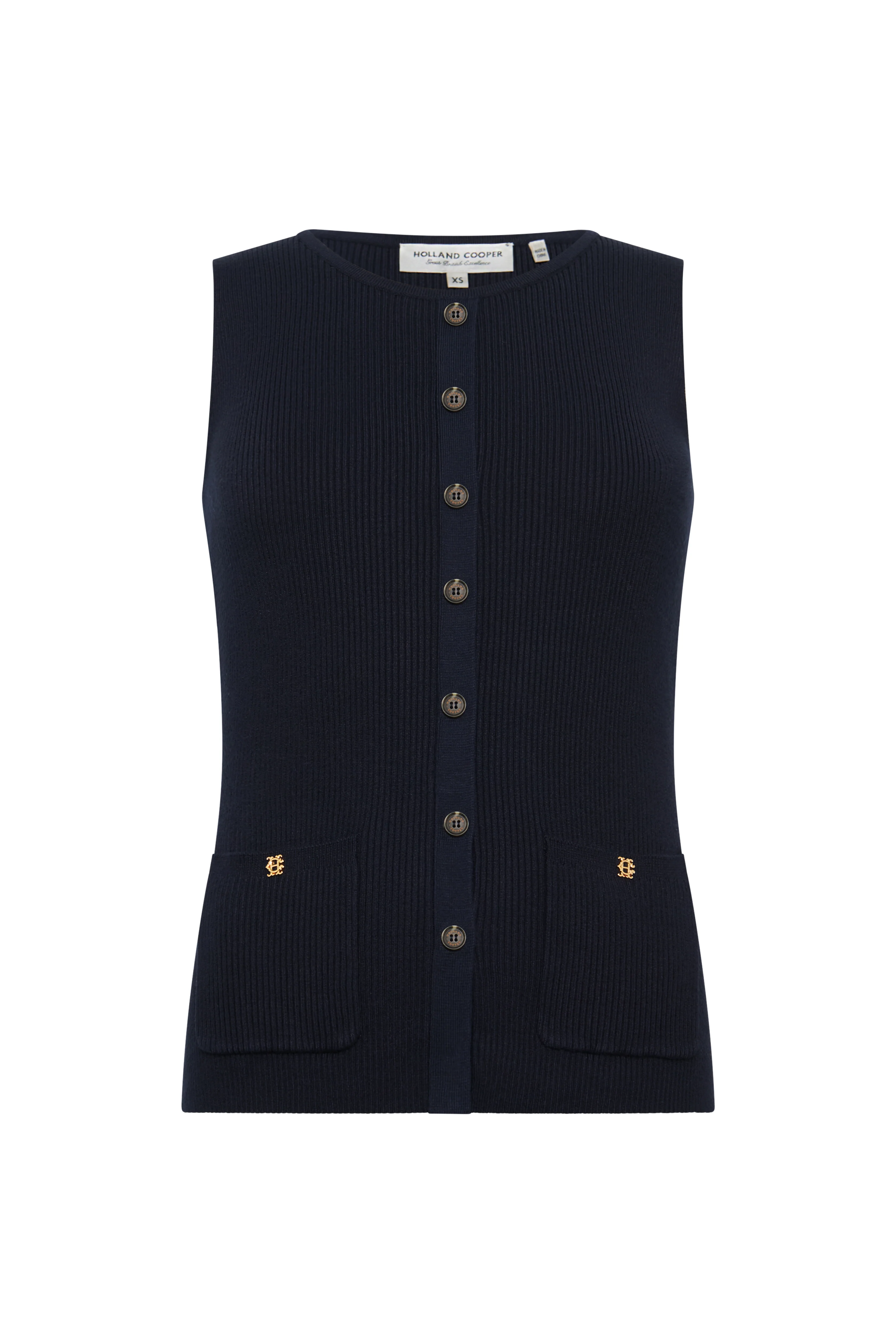 Aubrey Knitted Tank (Ink Navy) - Image 6