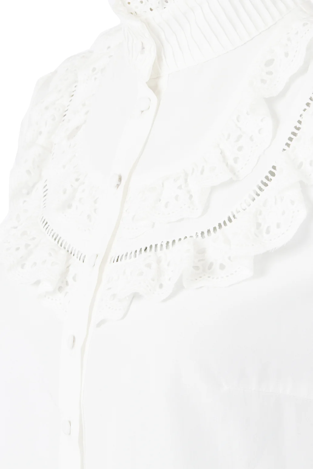 Audley Lace Blouse (White) - Image 10