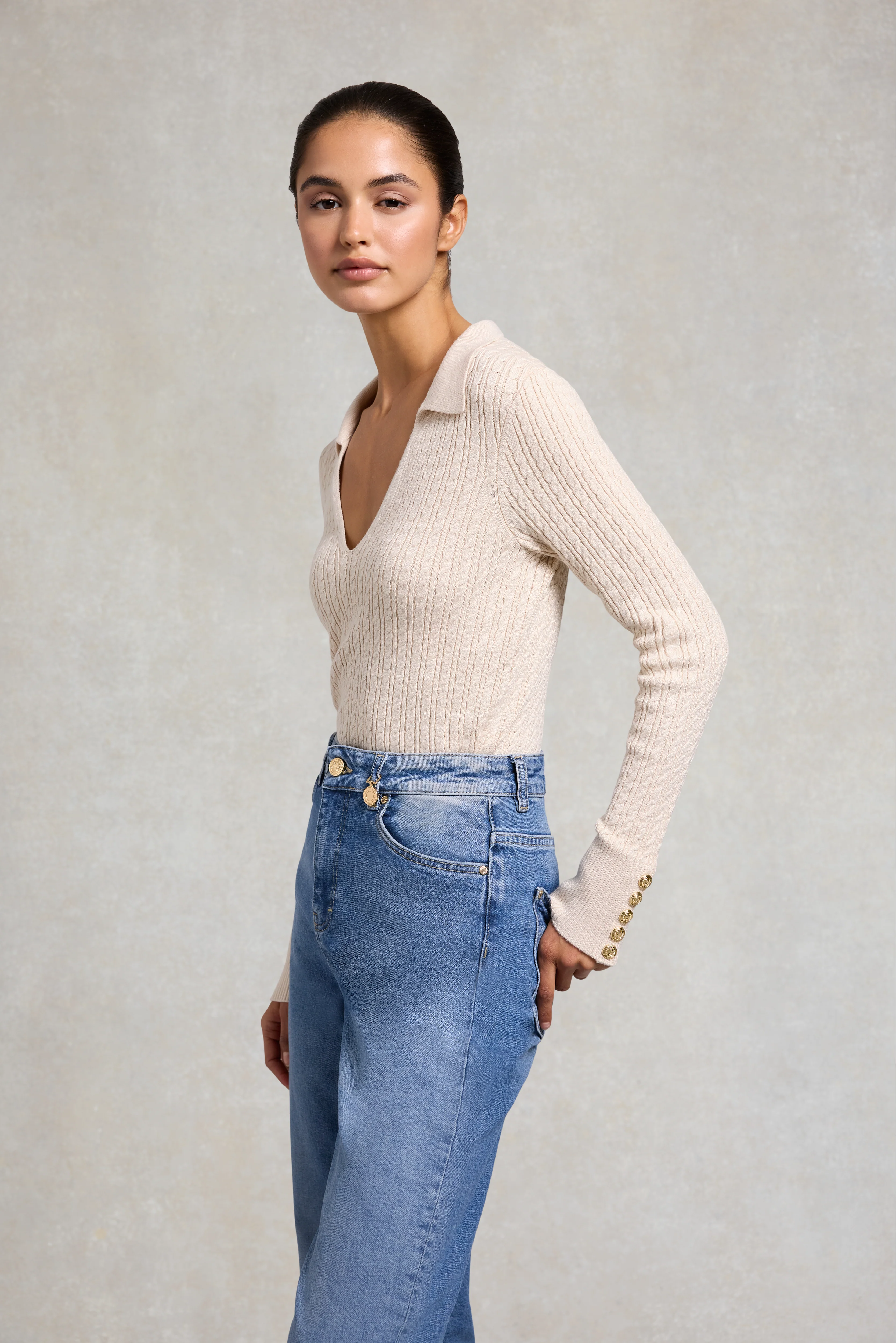 Ava Knit (Almond) - Image 2