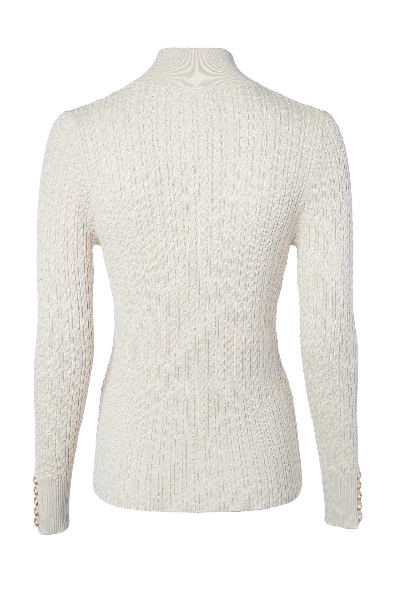 Ava Quarter Zip Knit (Almond) - Image 7