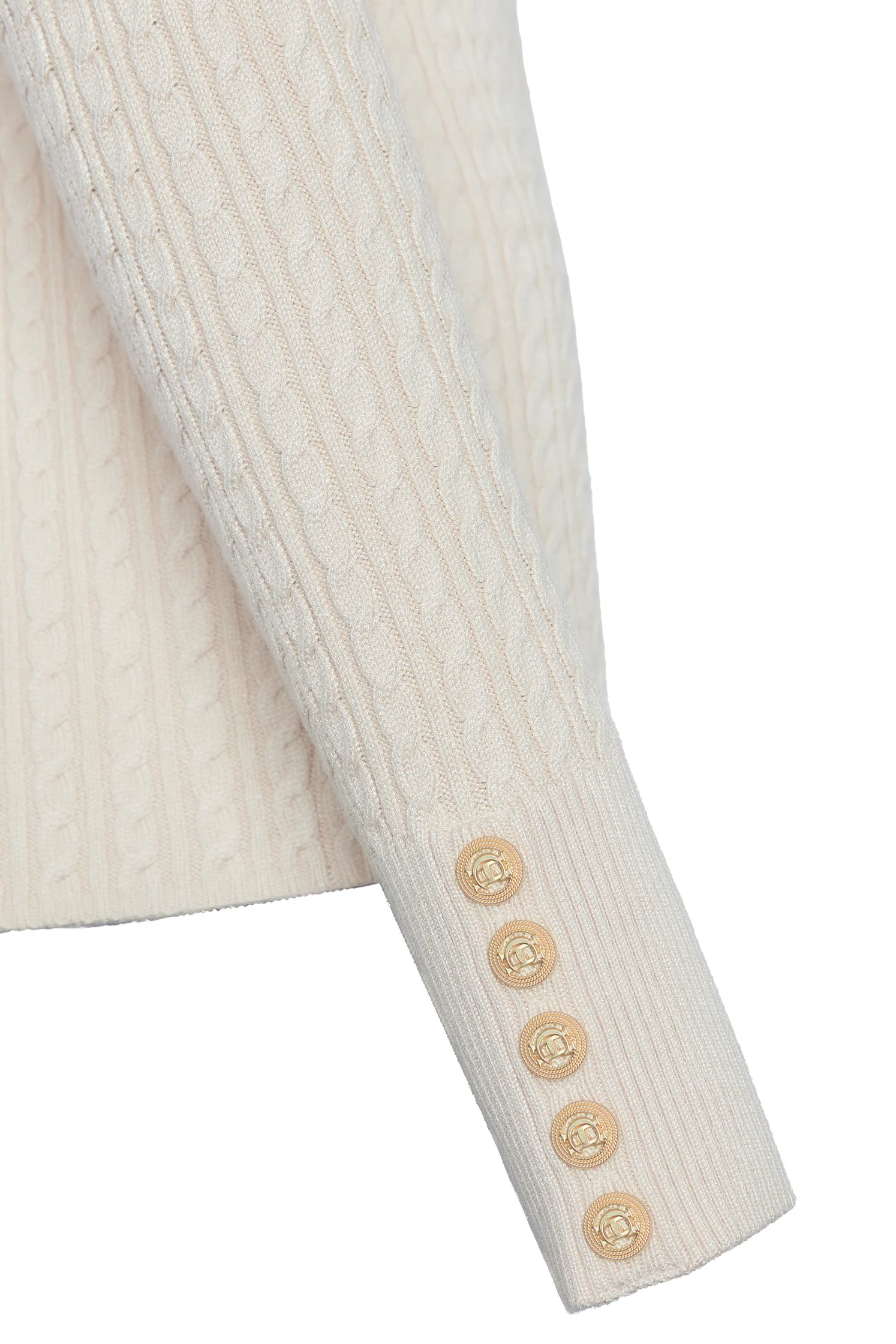 Ava Quarter Zip Knit (Almond) - Image 9