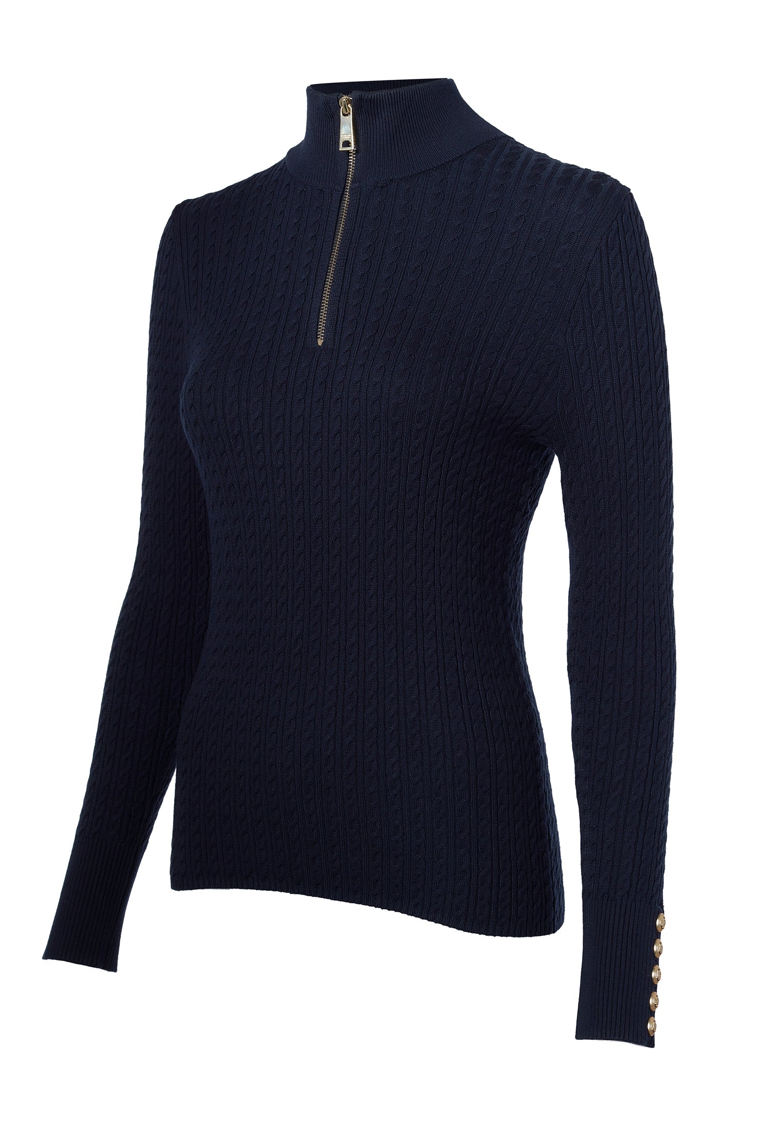Ava Quarter Zip Knit (Ink Navy) - Image 6