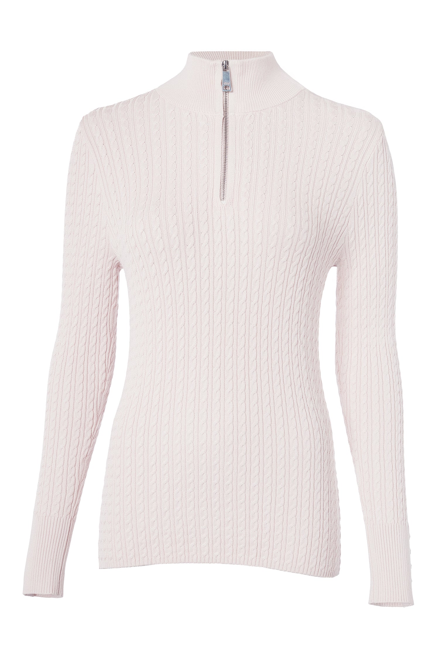 Ava Quarter Zip Knit (Soft Pink) - Image 5