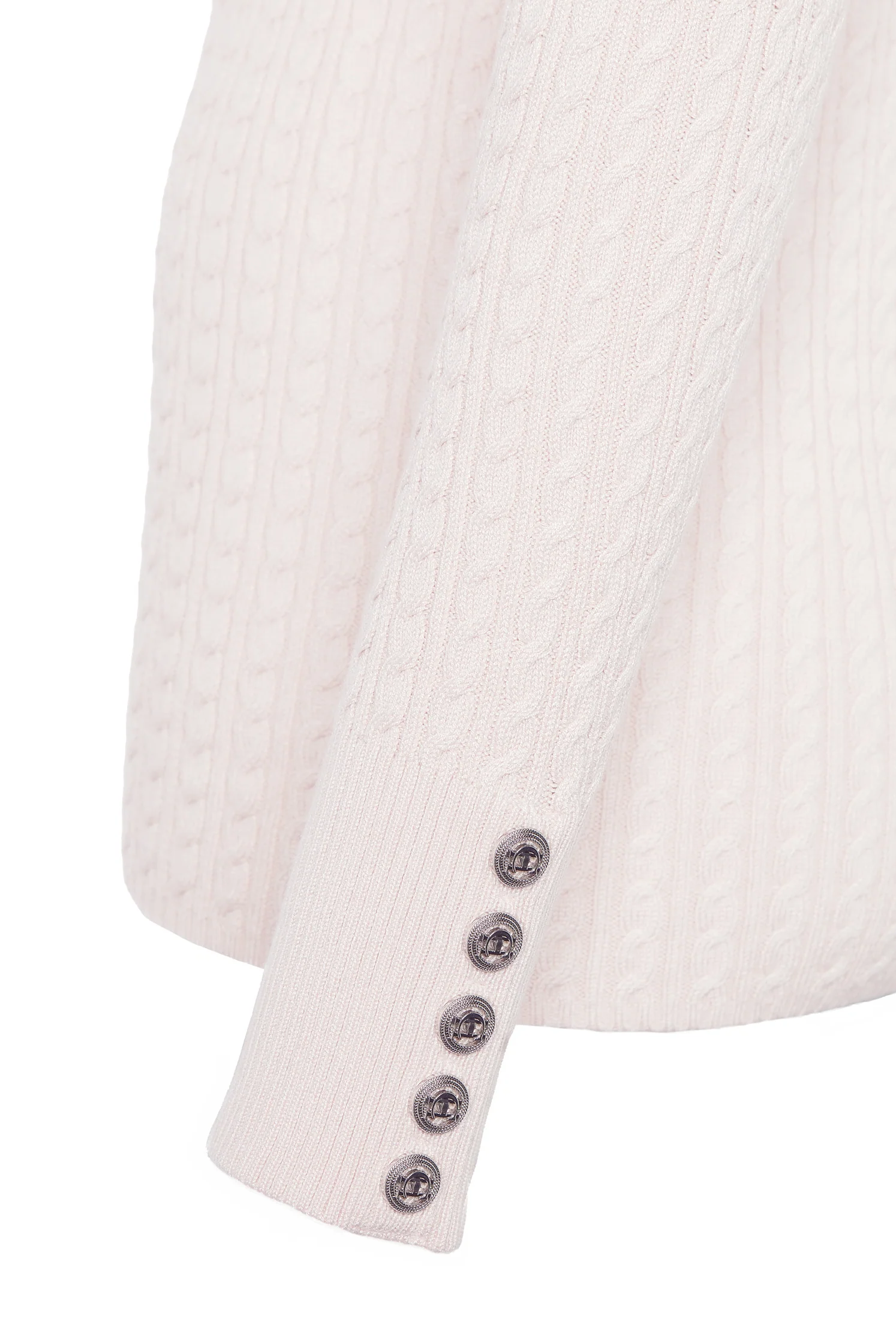 Ava Quarter Zip Knit (Soft Pink) - Image 7