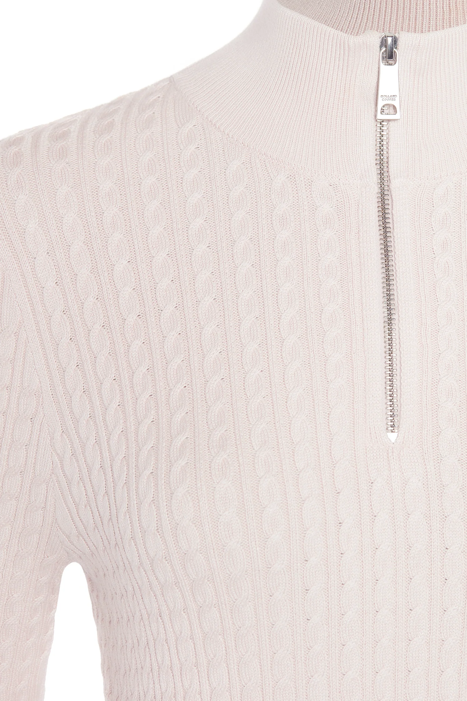 Ava Quarter Zip Knit (Soft Pink) - Image 9
