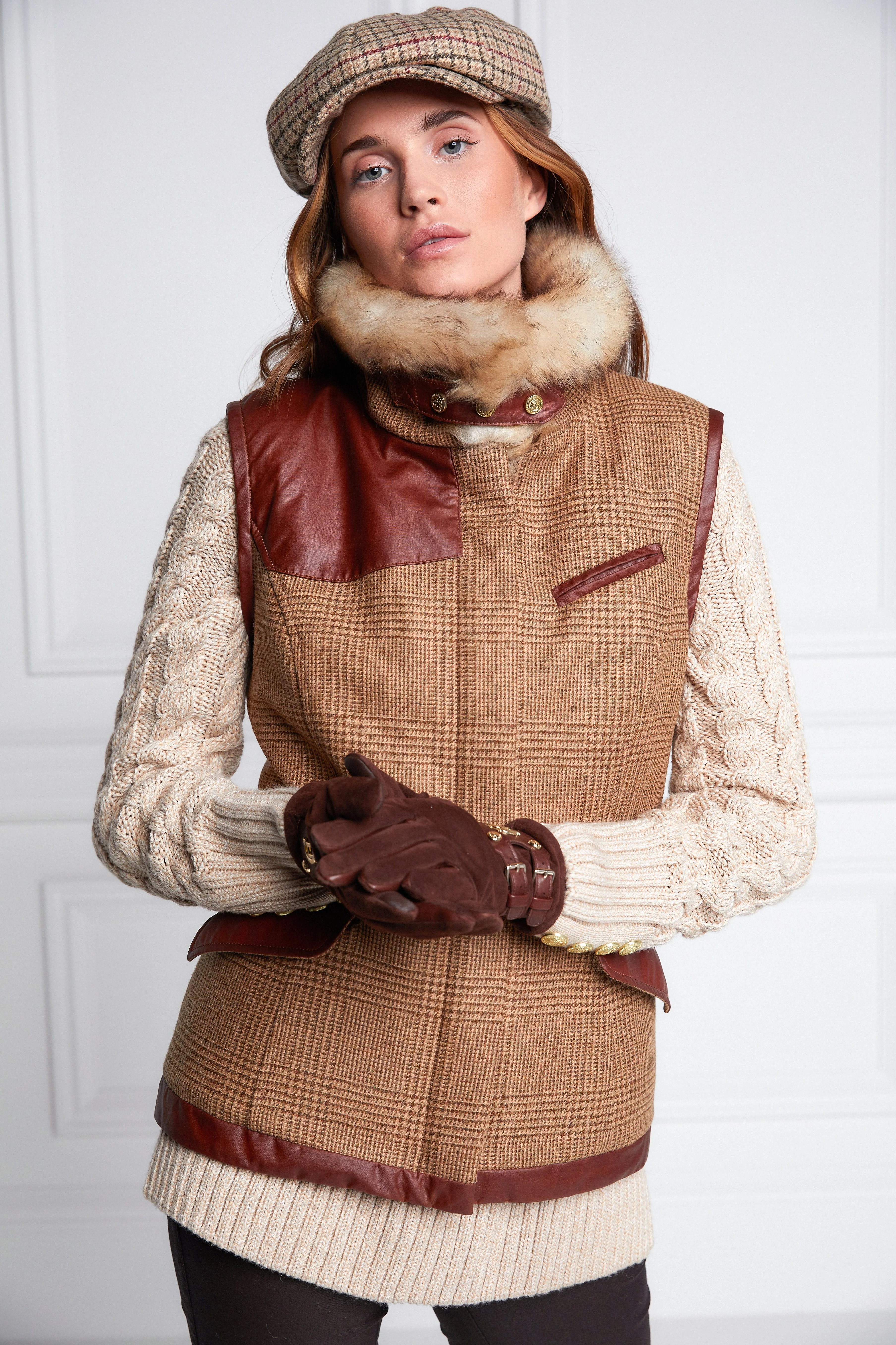 Aviator Gilet (Tawny) - Image 6