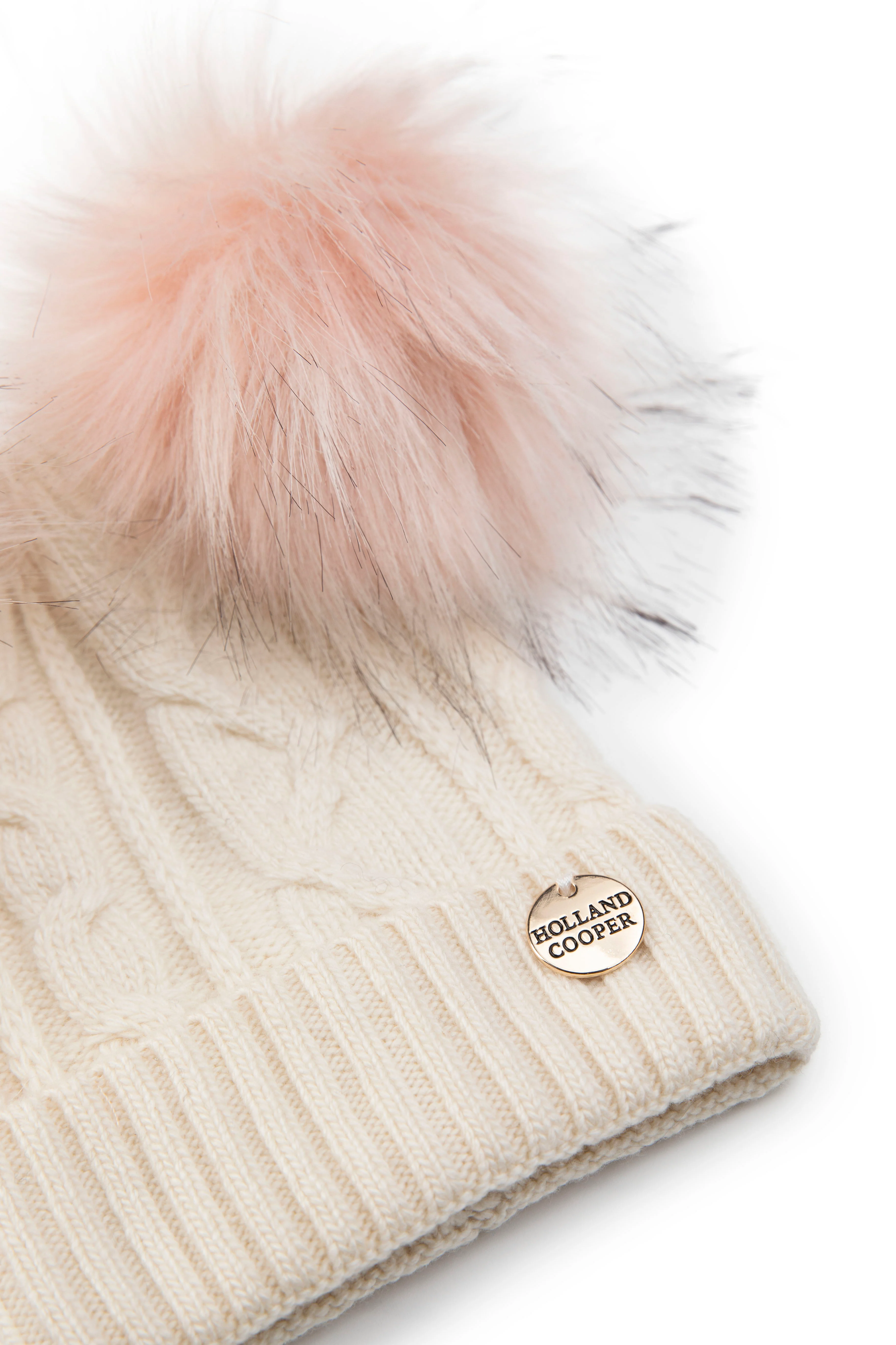 Baby Bobble Hat (Cream) - Image 2