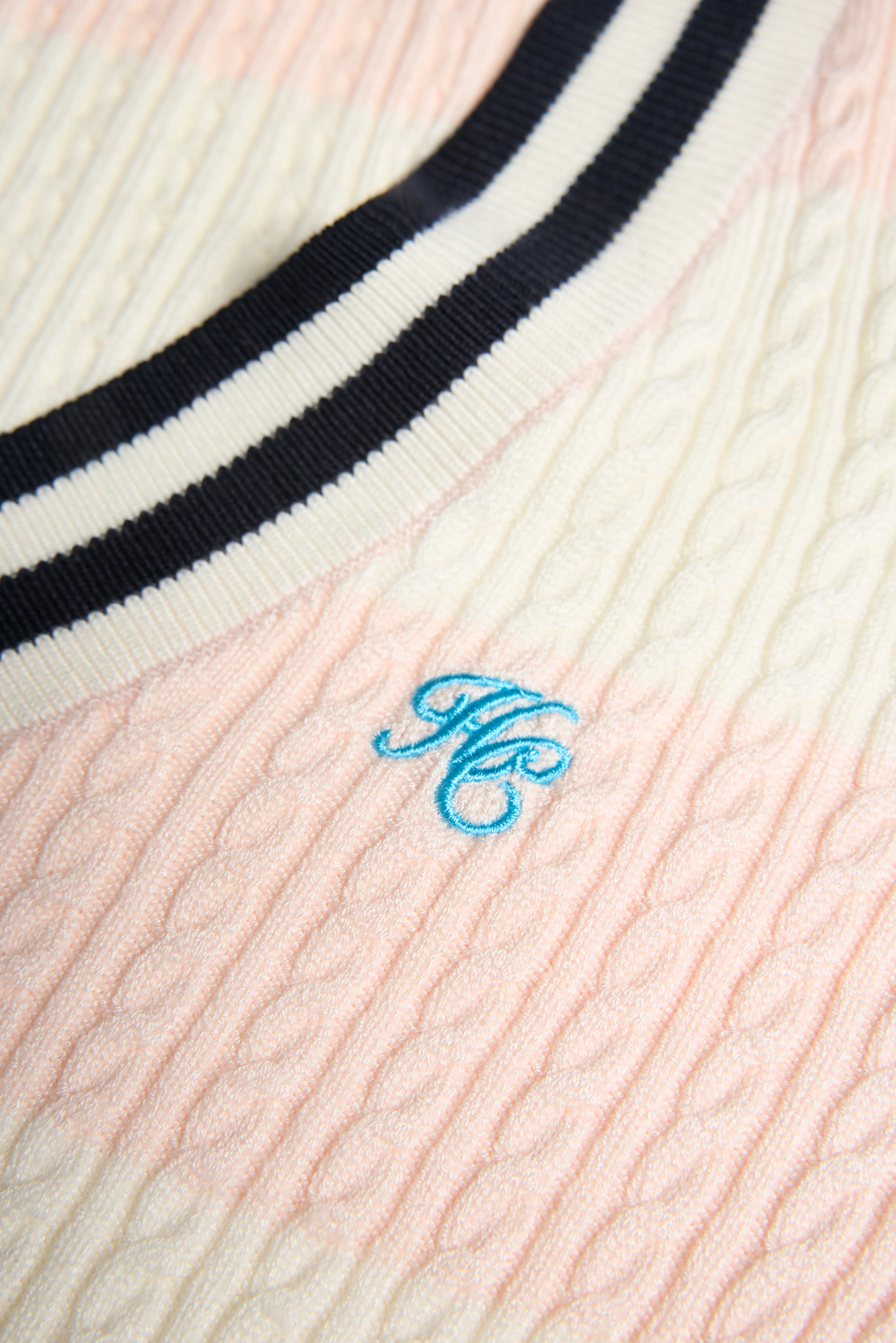 Badminton Knit (Blush Natural Stripe) - Image 8